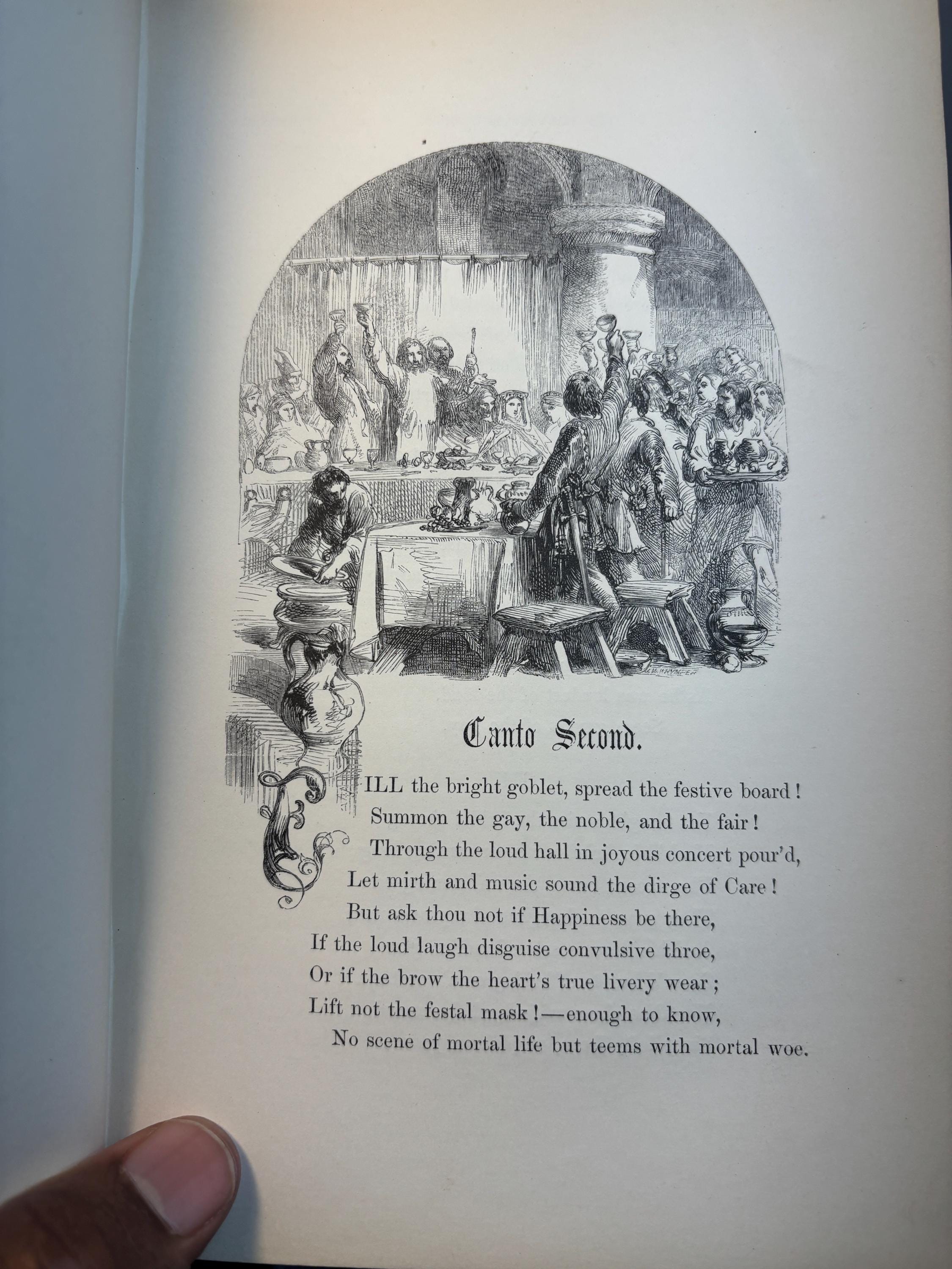 The Lord of The Isles. With all His Introductions, and The Editor's Notes. Illustrated by Numerous Engravings on Wood from Drawings by Birket Foster and John Gilbert. — photograph 4.