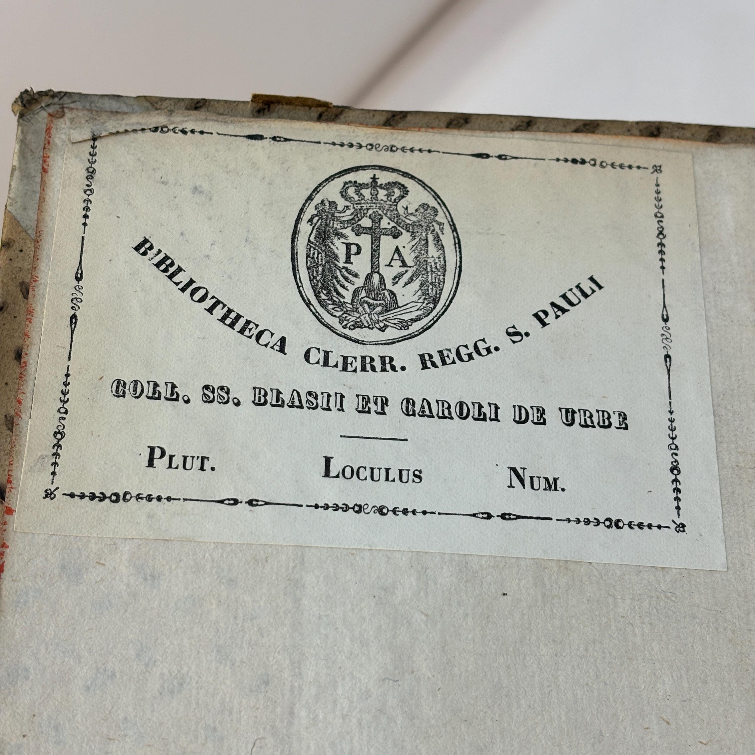 Prediche Quaresimali Dell' Abate D. Ignazio Venini Tomo Primo, Secondo. Translated: Lenten Sermons By the Abbot Don Ignazio Venini Volume One, Two — photograph 7.