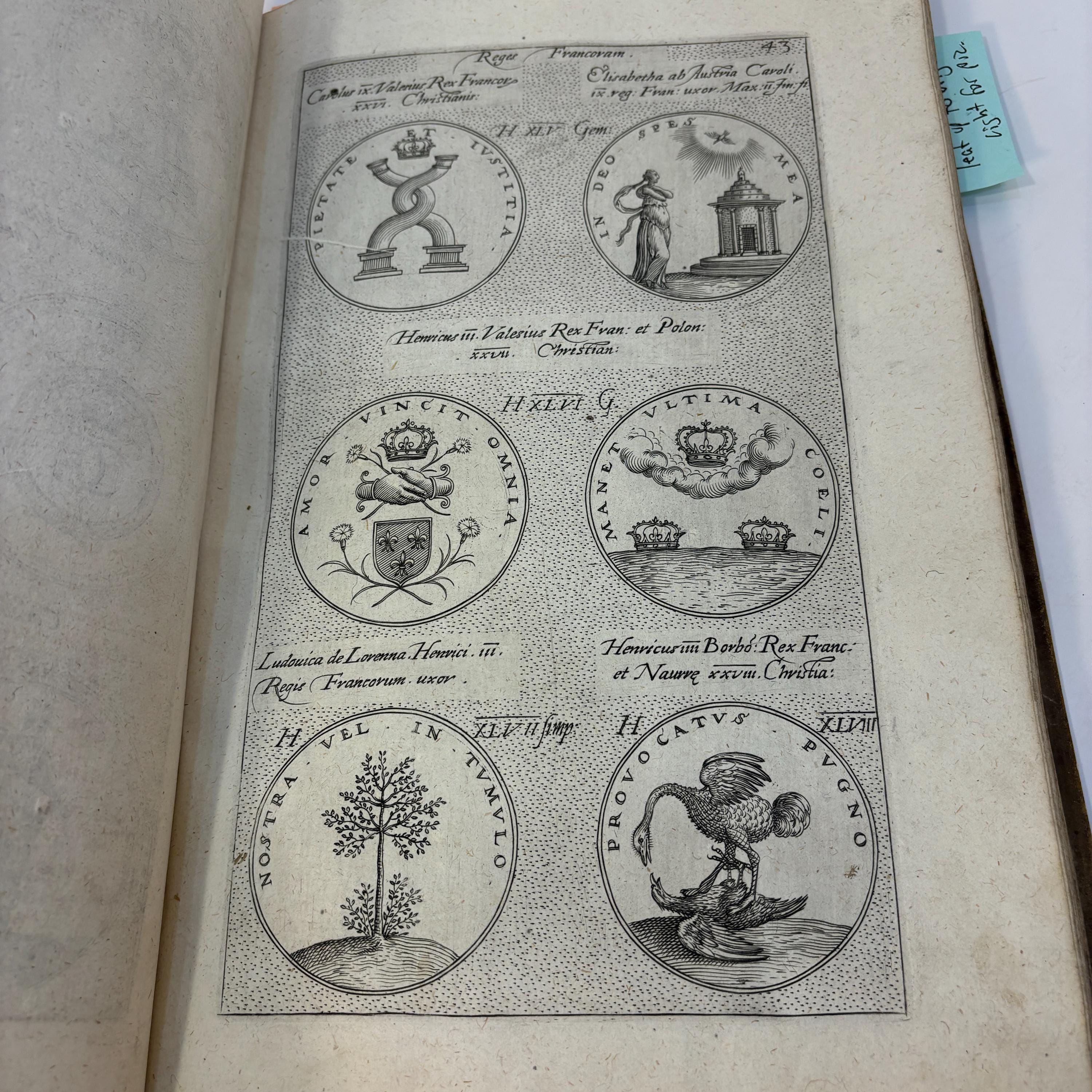 Isagoge Iac. Typotii, Familiaris Aulæ & Historiographi. Sac. Cæs. Reg. Maiest. In Symbola Dinvina Et Humana. Cum Consensu Superiorum. Anno Domini: M. DCI. Translated: Introduction By Jacobus Typotius, Courtier of the Imperial Household and Historiographer To the Sacred Imperial and Royal Majesty An Introduction to Divine and Human Symbols Published with the Approval of the Authorities In the Year of Our Lord 1601. — photograph 10.