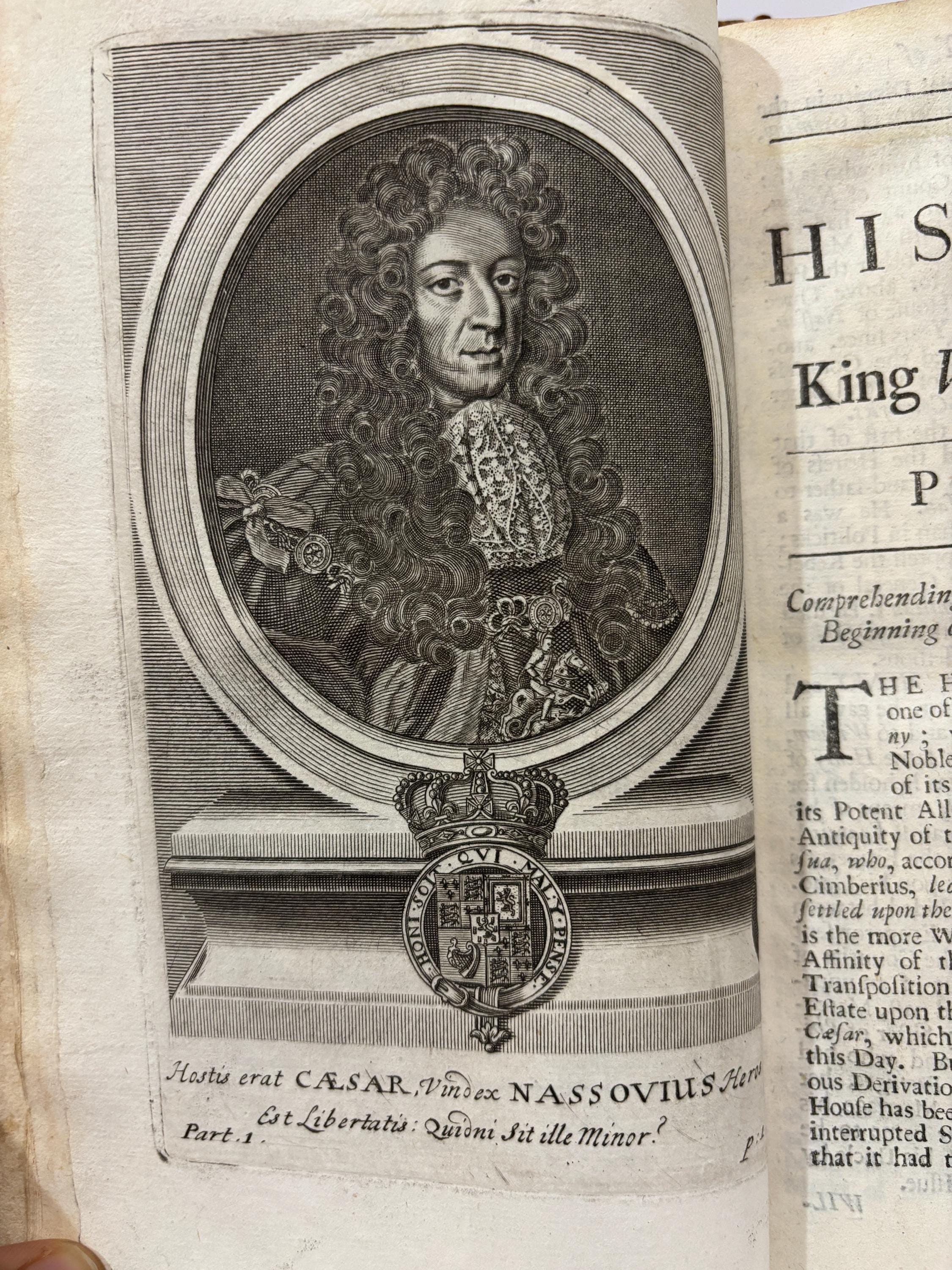 The History of King William The Third, Comprehending The Time From His Majesty's Birth, To The Death of King Charles II. And The Whole Reign of King James II. In III Parts. The Second Edition — photograph 7.