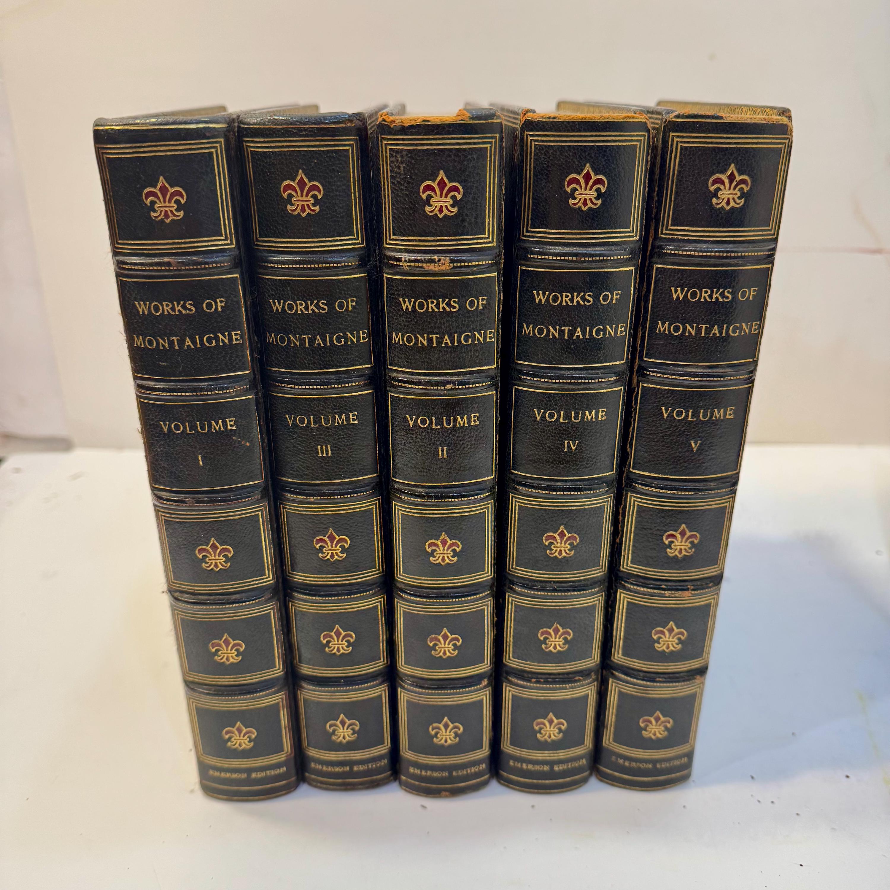 The Works of Michel De Montaigne With Notes, Life and Letters Complete in Ten Volumes by Charles Cotton and William Carew Hazlett, 1910 — photograph 3.