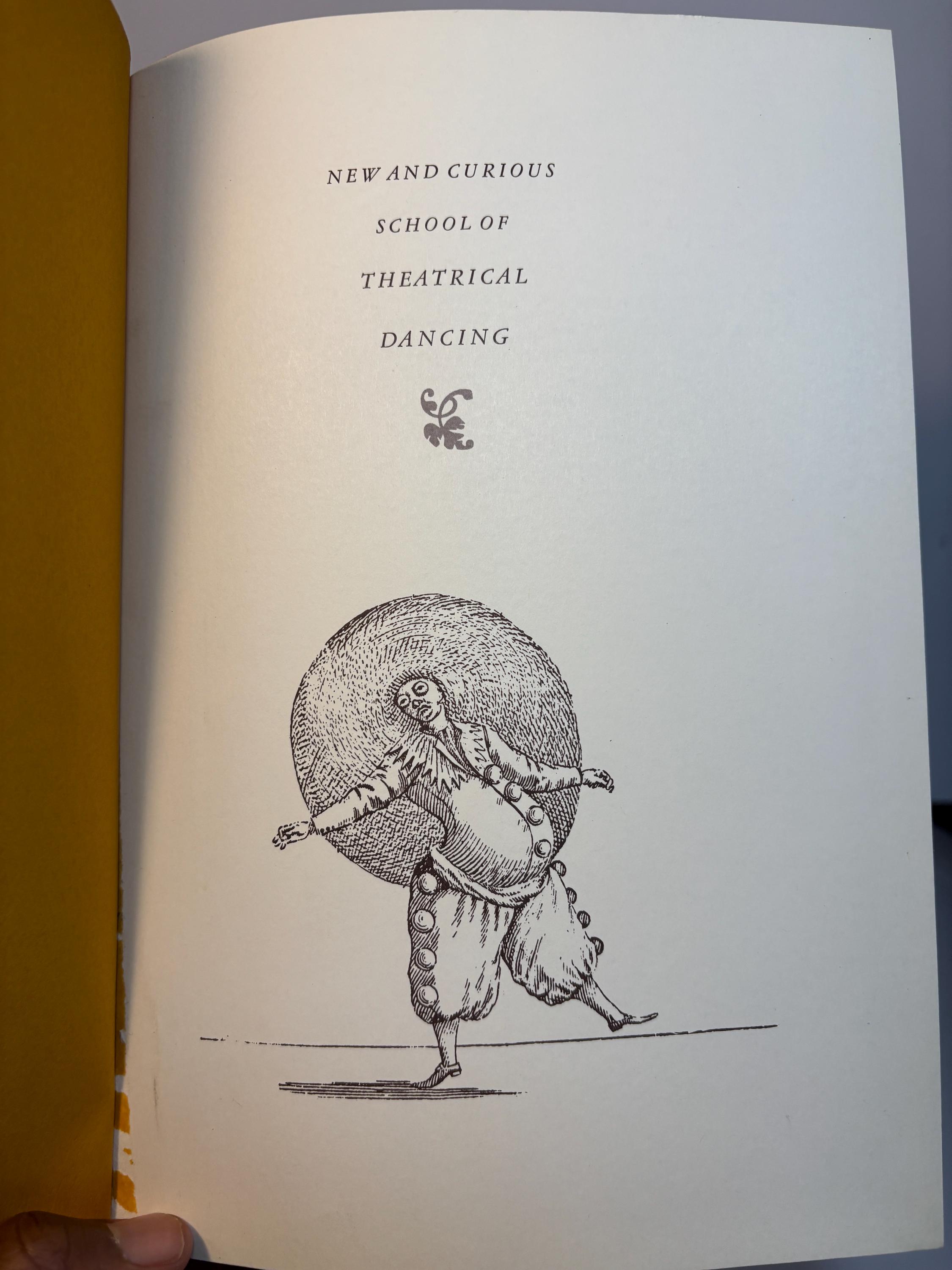 New and Curious School of Theatrical Dancing. A Facsimile of The Original Drawings in The Bavarian State Library, Munich. A Limited Edition of 1500 Copies — photograph 4.