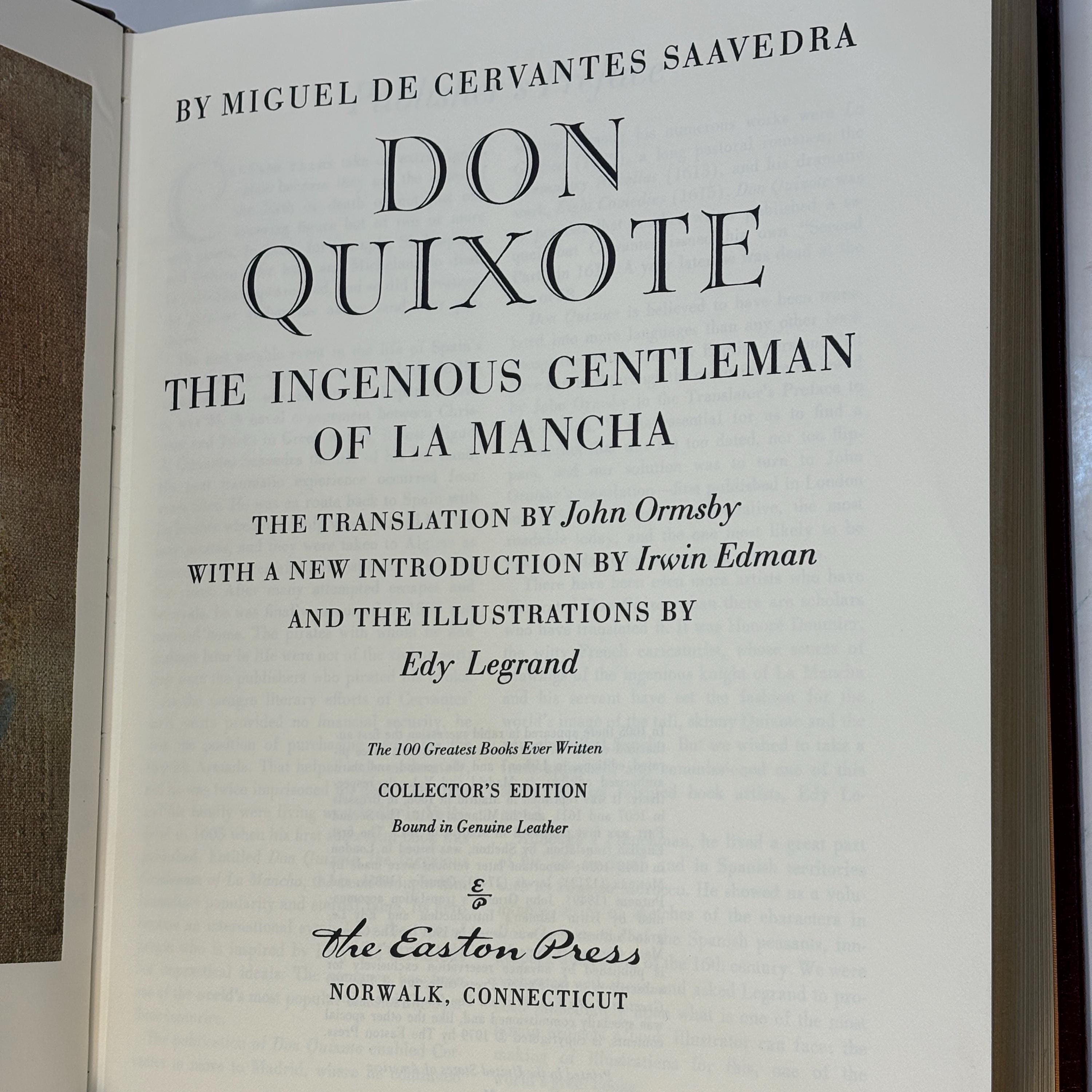 Don Quixote The Ingenious Gentleman of La Mancha. Illustrations by Edy Legrand — photograph 2.