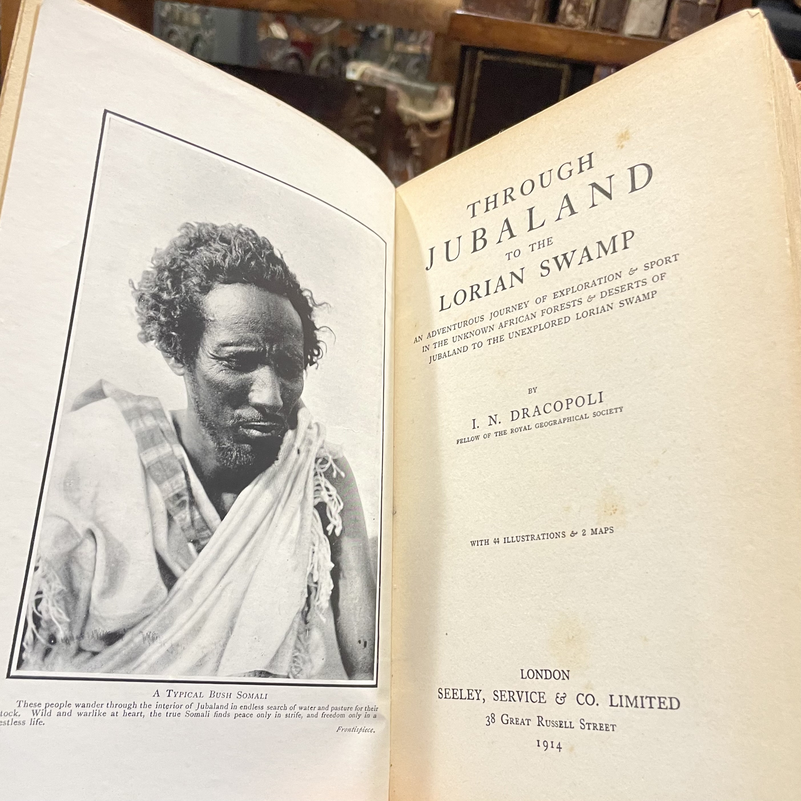 Through Jubaland toThe Lorian Swamp An Adventurous Journey of Exploration & Sport in The Unknown African Forests & Deserts of Jubaland to the Unexplored Lorian Swamp. With 44 Illustrations & 2 Maps — photograph 4.