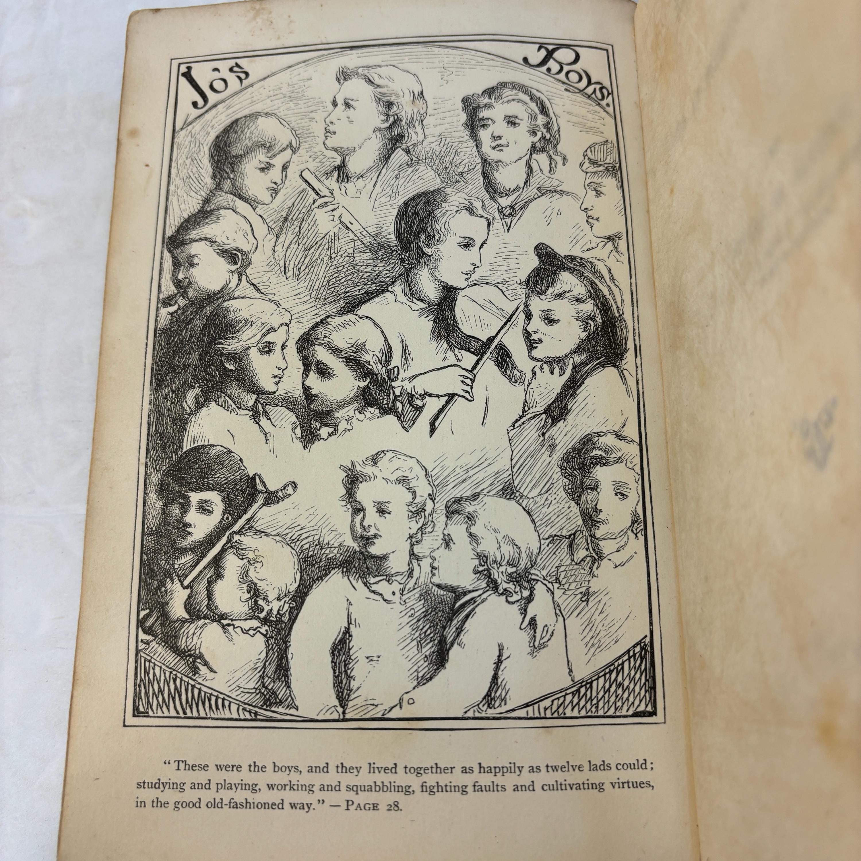Little Men: Life at Plumfield with Jo's Boys. First US Edition, First Print — photograph 5.