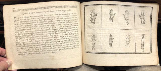 L'Art de Dessiner Par Jean Cousin, Excellent Peintre Francois. Trans: The Art of Drawing (Science of Art). Revised, Corrected, and Expanded. With 33 woodcut plates. - Missing title and pages 1-4, woodcuts with descriptions complete. — photograph 3.