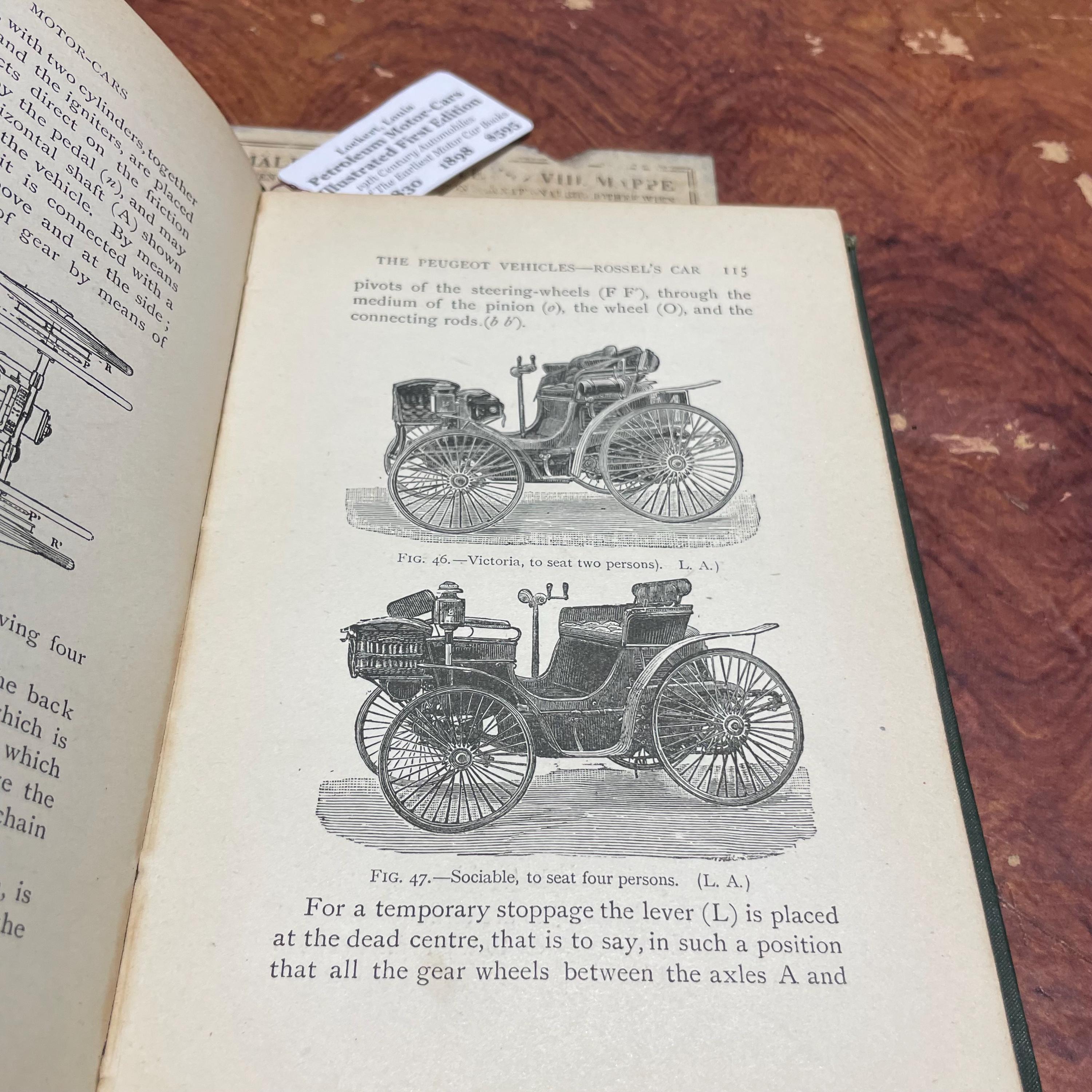 Petroleum Motor-Cars. Illustrated. First Edition. — photograph 8.