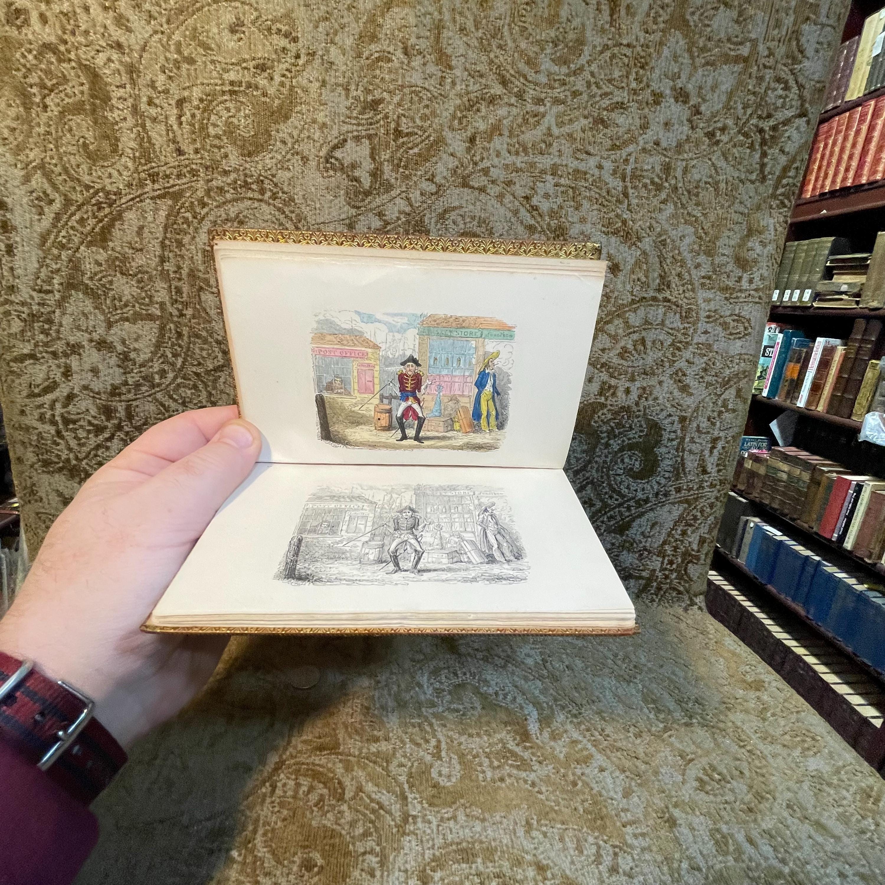 Monsieur Mallet; Or, MY Daughter's Letter. A Random Record. Illustrated with six Beautiful Designs by Robert Cruikshank, Engraved by Bonner and Walker. Riviere Signed Binding — photograph 10.