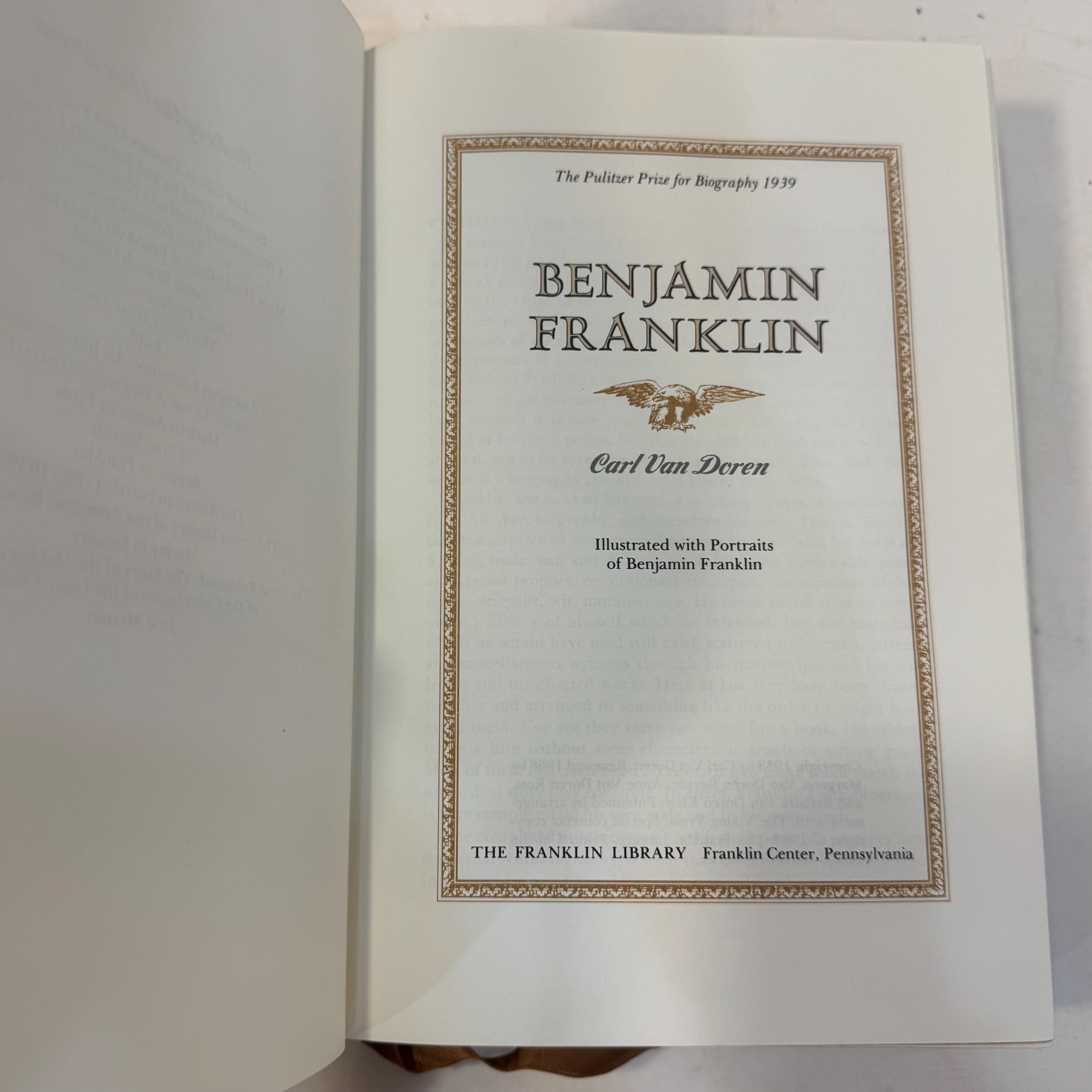Benjamin Franklin by Carl van Doran, 1983 — photograph 7.