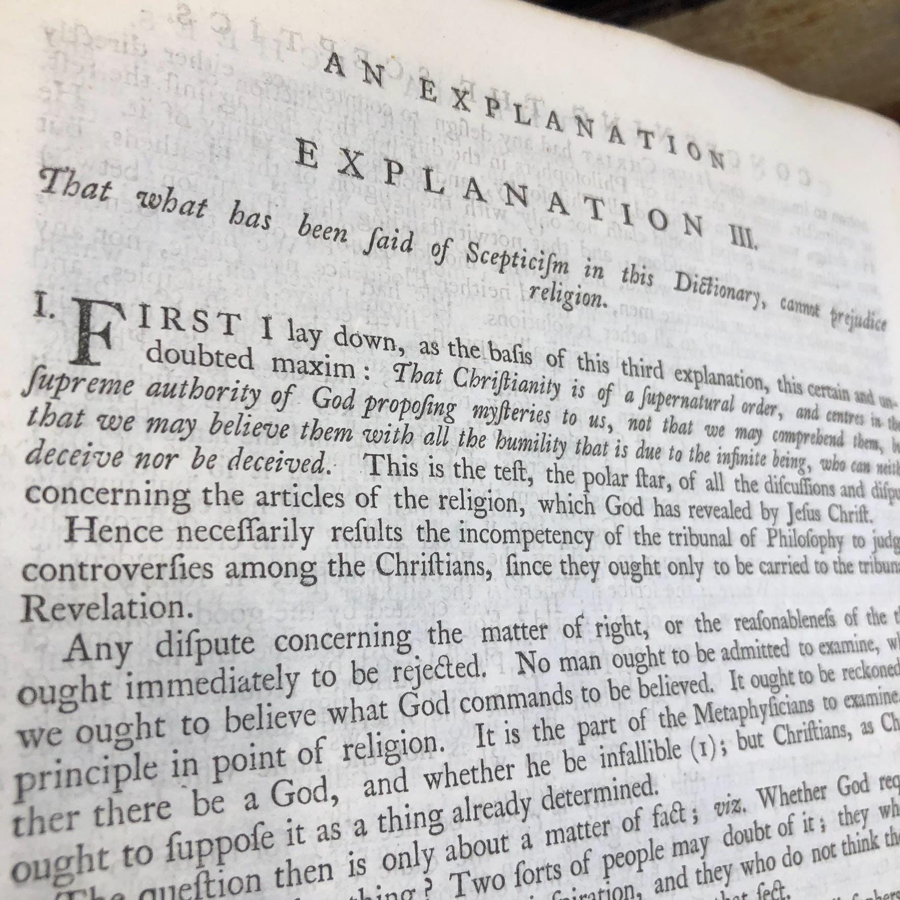 The Dictionary, Historical and Critical of Mr. Peter Bayle. The Second Edition, Carefully Collated, With the Several Editions of the Original; in Which Many Passages are Restored, and the Whole Greatly Augmented, Particularly with a Translation of the Quotations from eminent Writers in Various Languages. To which is Prefixed the Life of the Author, Revised, Corrected and Enlarged, by Mr. Des Maizeaux, Fellow of the Royal Society — photograph 10.