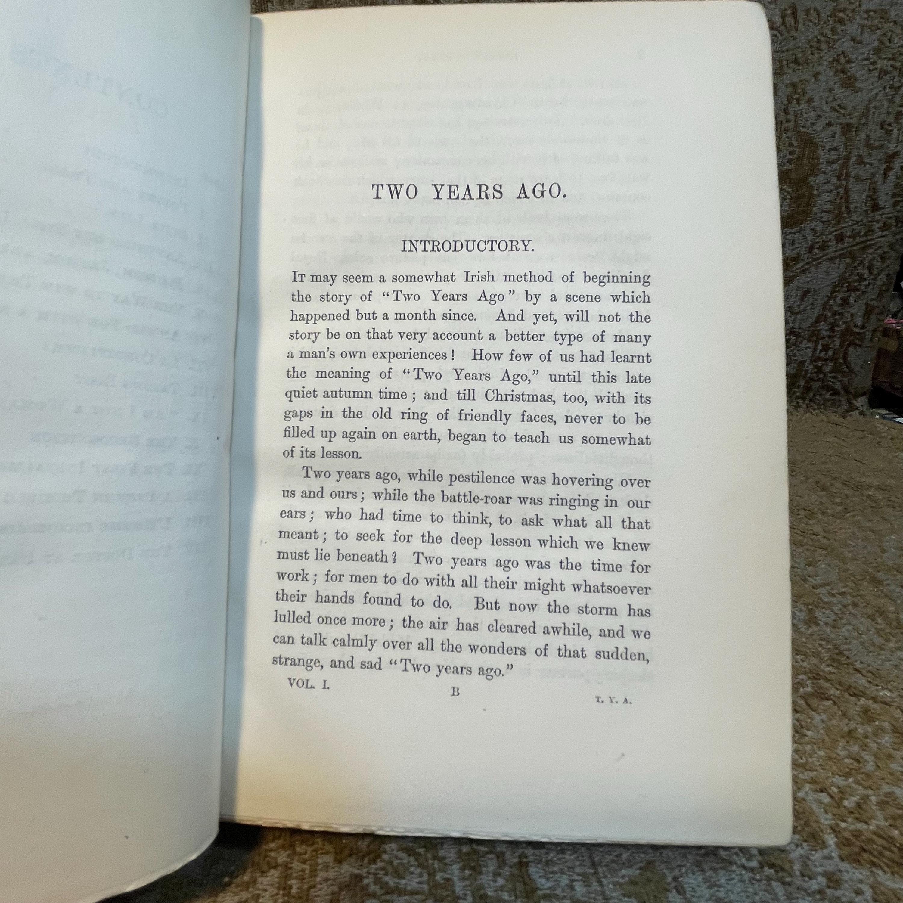 Two Years Ago. In Two Volumes. Eversley Edition — photograph 8.