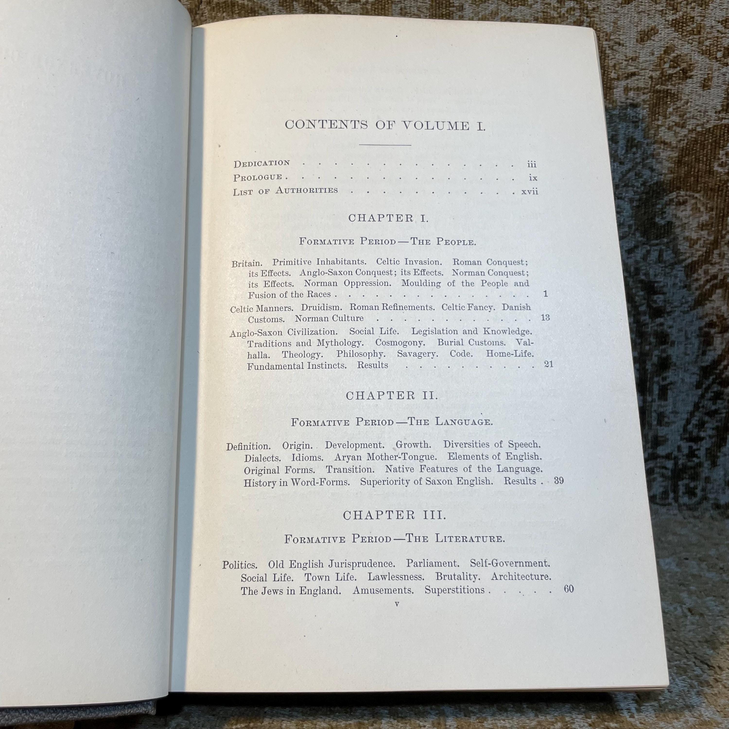 Development of English Literature and Language, Vol.I. Twelfth Thousand, — photograph 4.