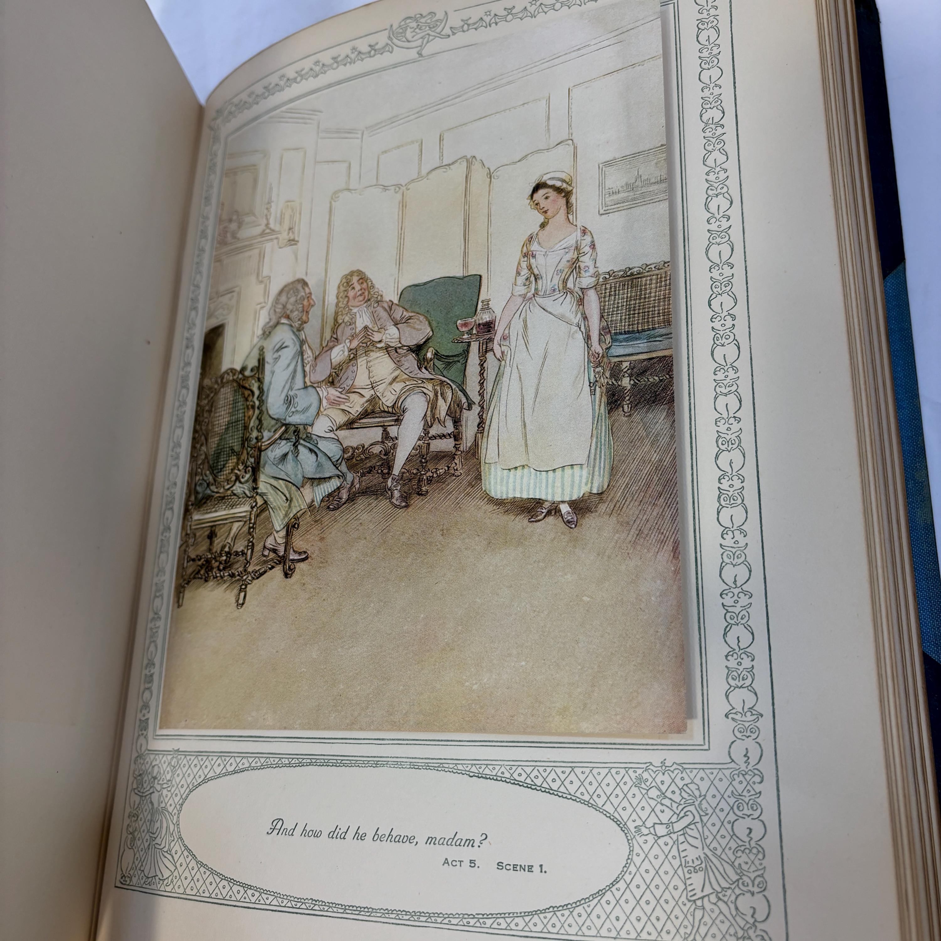 She Stoops to Conquer or The Mistakes of a Night by Oliver Goldsmith Illustrated by Hugh Thompson — photograph 9.