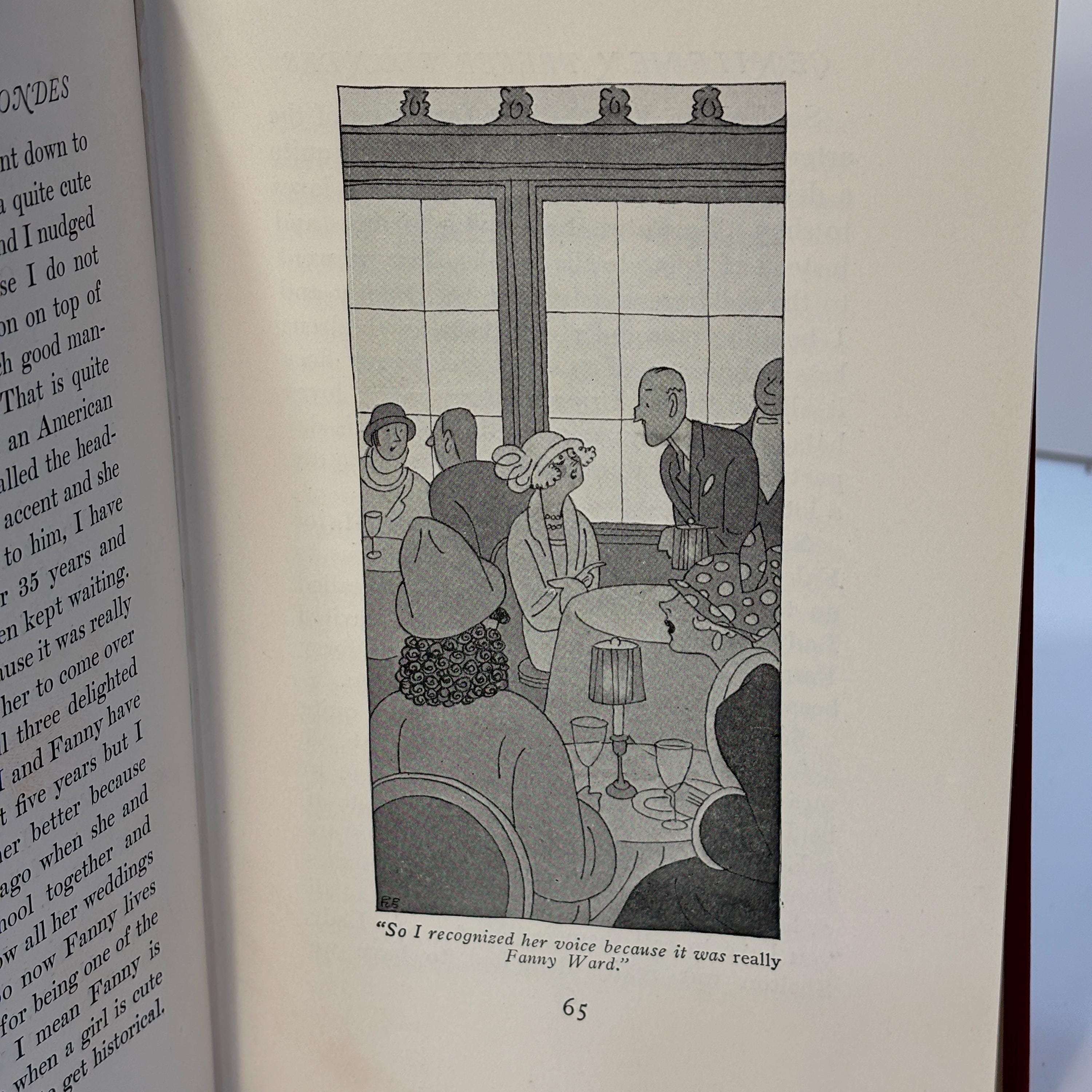 Gentlemen Prefer Blondes : The Illuminating Diary of a Professional Lady : by Anited Loos : Intimately Illustrated by Ralph Barton — photograph 4.