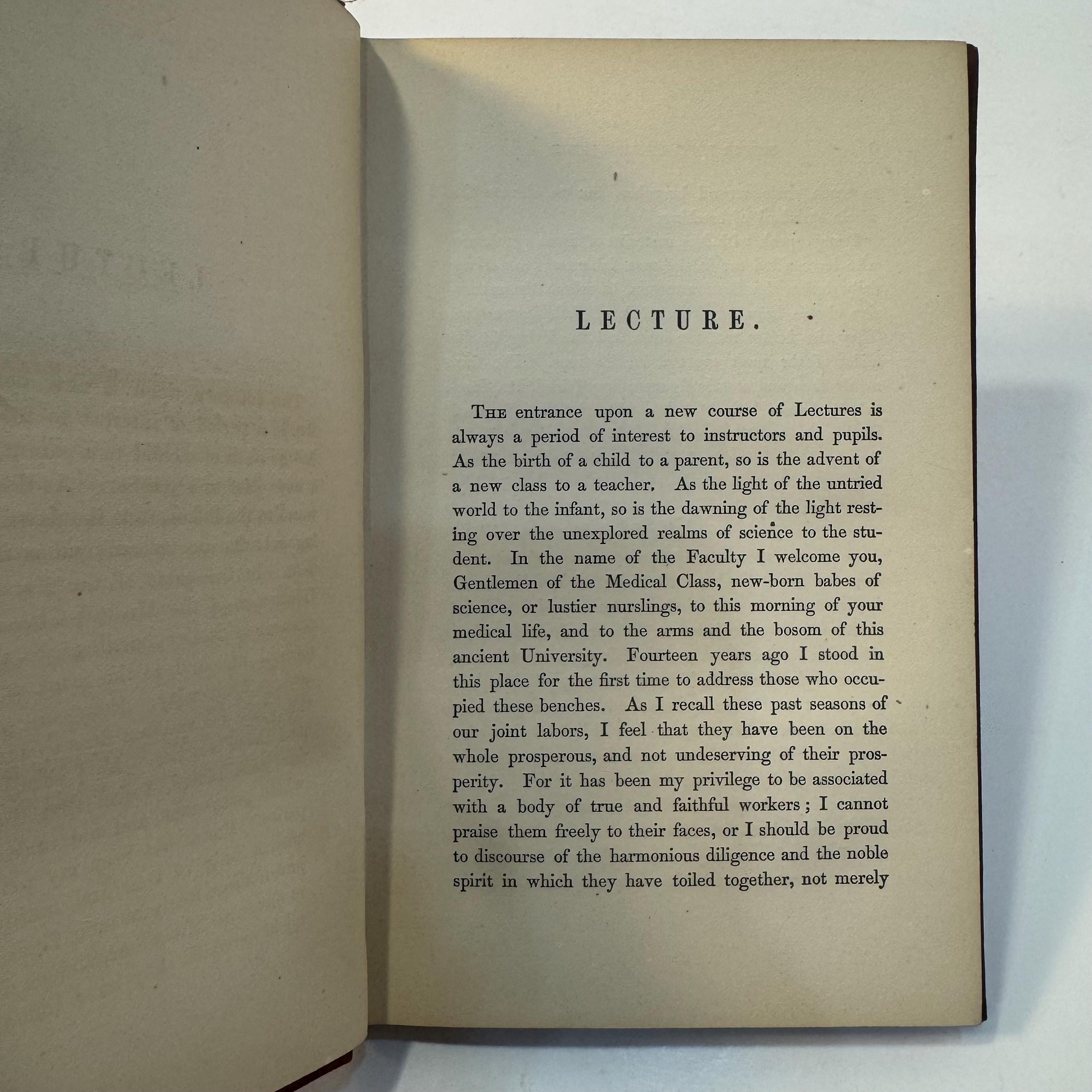 Border Lines of Knowledge in Some Provinces of Medical Science. An Introductory Lecture, Delivered befor the Medical Class of Harvard University, November 6th, 1861. — photograph 6.