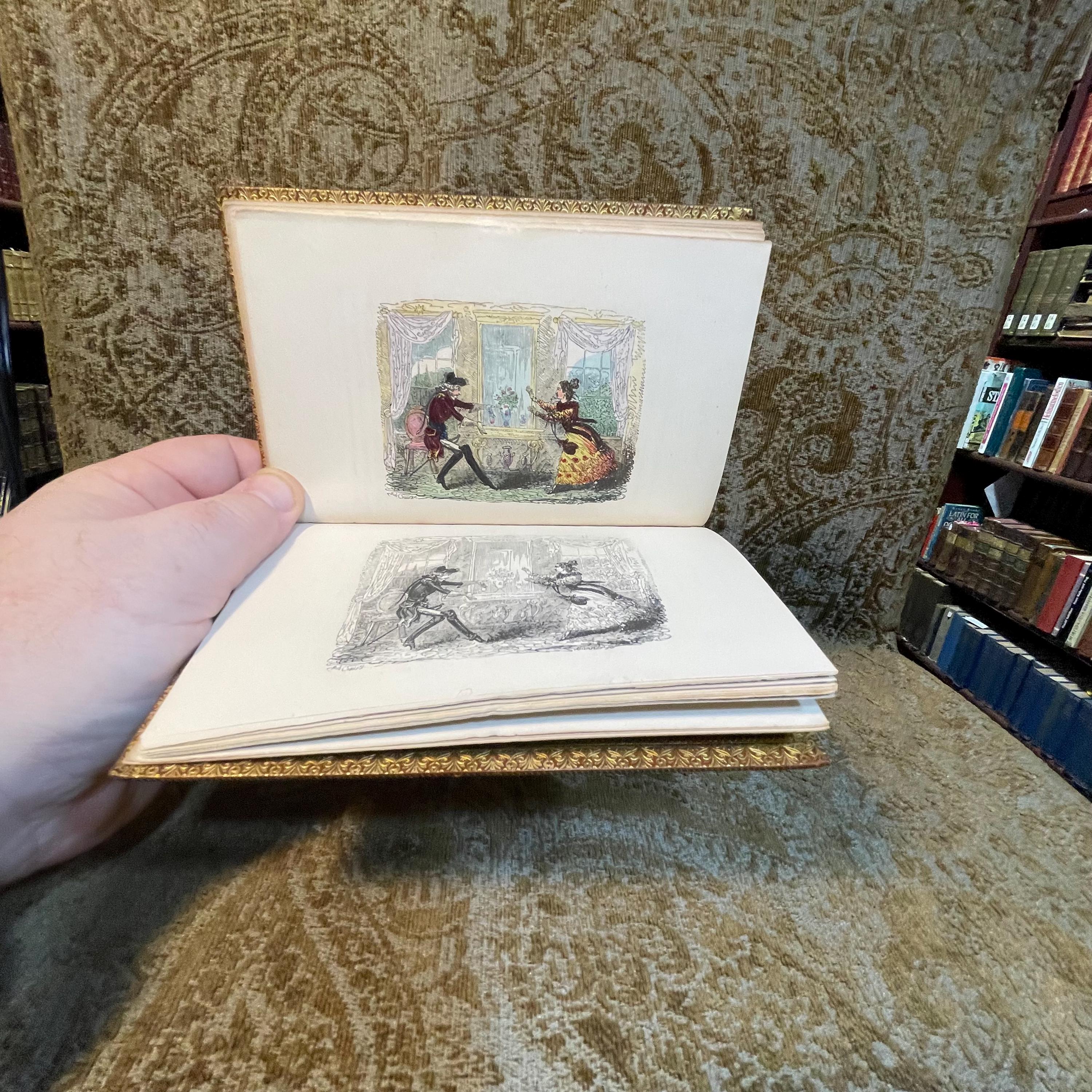 Monsieur Mallet; Or, MY Daughter's Letter. A Random Record. Illustrated with six Beautiful Designs by Robert Cruikshank, Engraved by Bonner and Walker. Riviere Signed Binding — photograph 9.