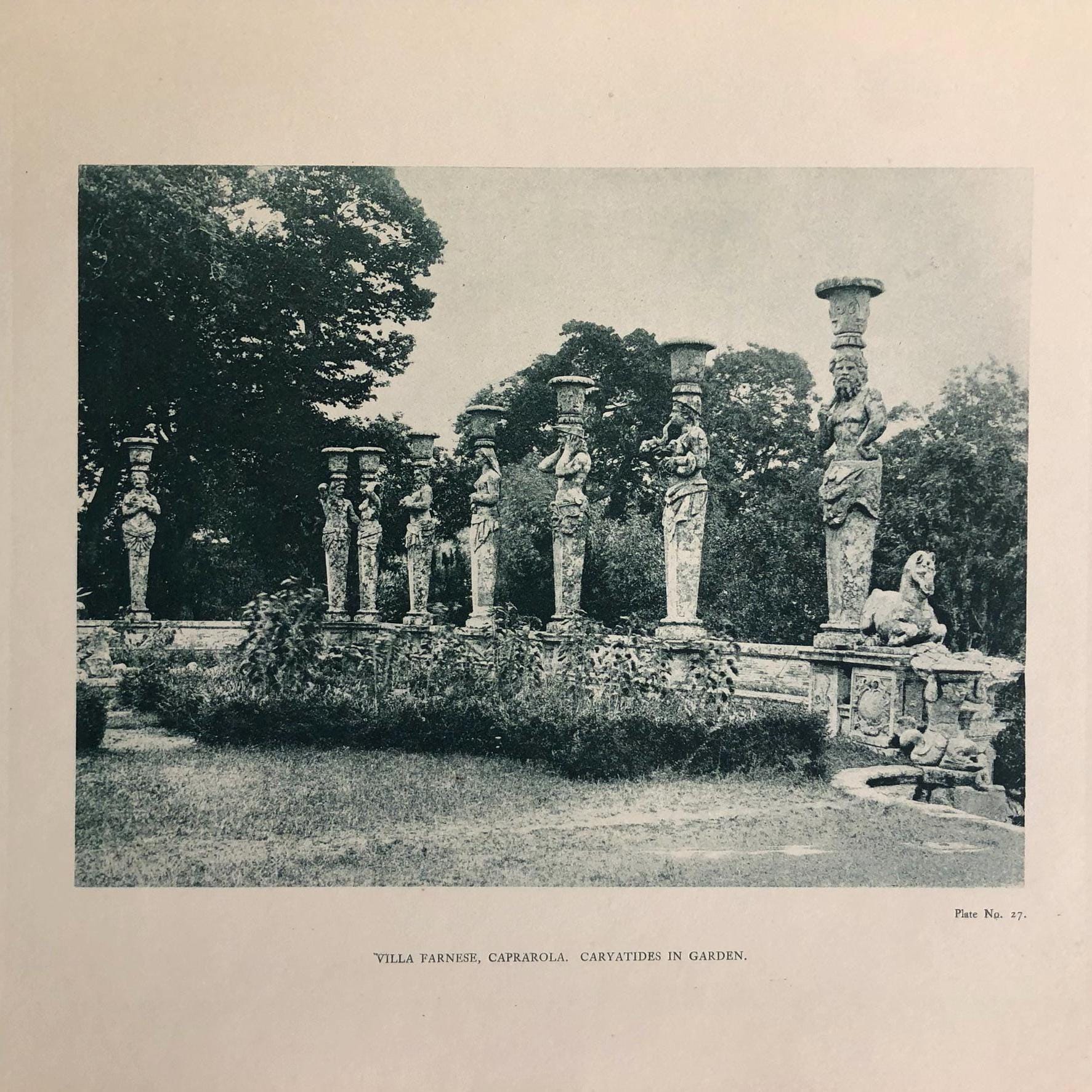 Architectural Gardens of Italy. A Series of Photogravure Plates from Photographs Made For and Selected by A. Hollanmd Forbes, Editor of Architecture. In Three Parts. Edition Limited to Seven Hundred and Fifty Numbered Sets. — photograph 7.