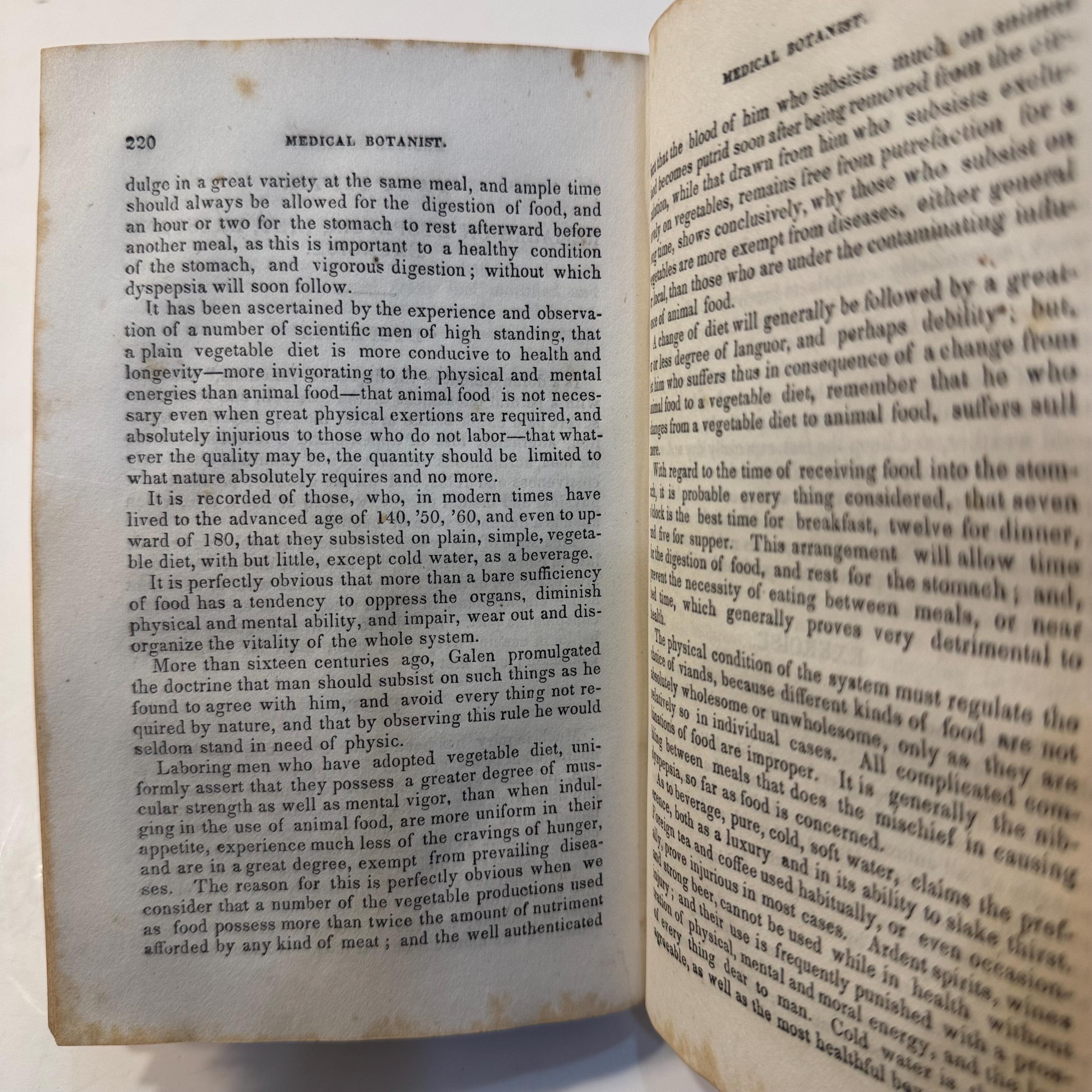 The Medical Botanist and Expositor of Diseases and Remedies. In Two Volumes. Volume First- In Six Parts. First Edition. — photograph 7.
