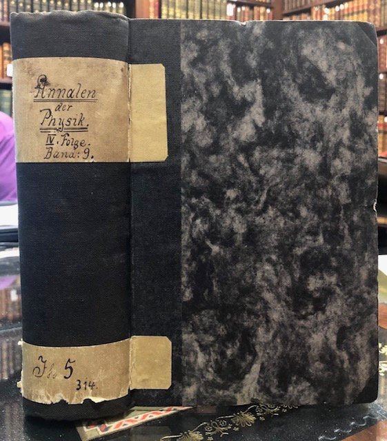 Einstein's earliest works on thermodynamics, focusing on the second law of thermodynamics (entropy), the equipartition theory 1902-07, 4 vol — photograph 4.