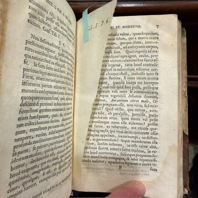 D. Io. Ern. Hebenstreit In Universitate Lipsensi Therapiae Prof. Publ. Facultatis Medicae Decani Vrbis Physici Anthropologia Forensis Sistens Medici Circa Rempublicam Causasque Dicendas Officivm Cum Rerum Anatomicarum ac Physicarum quae illud attinent expositionibus. Editio Altera C. Fig. Aeneis. Translated: Johann Ernst Hebenstreit, Public Professor of Therapeutics at the University of Leipzig, Dean of the Medical Faculty, and City Physician. Forensic Anthropology, Presenting The Duty of the Physician in Relation to the State And to Legal Cases, With Explanations of the Anatomical and Physical Matters That Pertain to It. Second Edition, With Copper Engravings. — photograph 10.