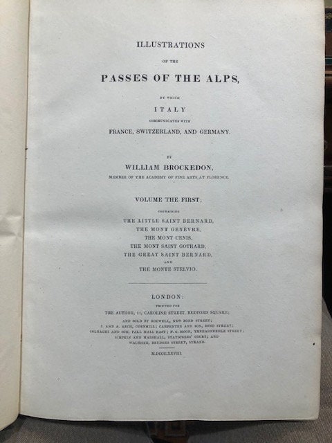 Illustrations of The Passes of The Alps, By Which Italy Communicates With France, Switzerland, and Germany — photograph 5.