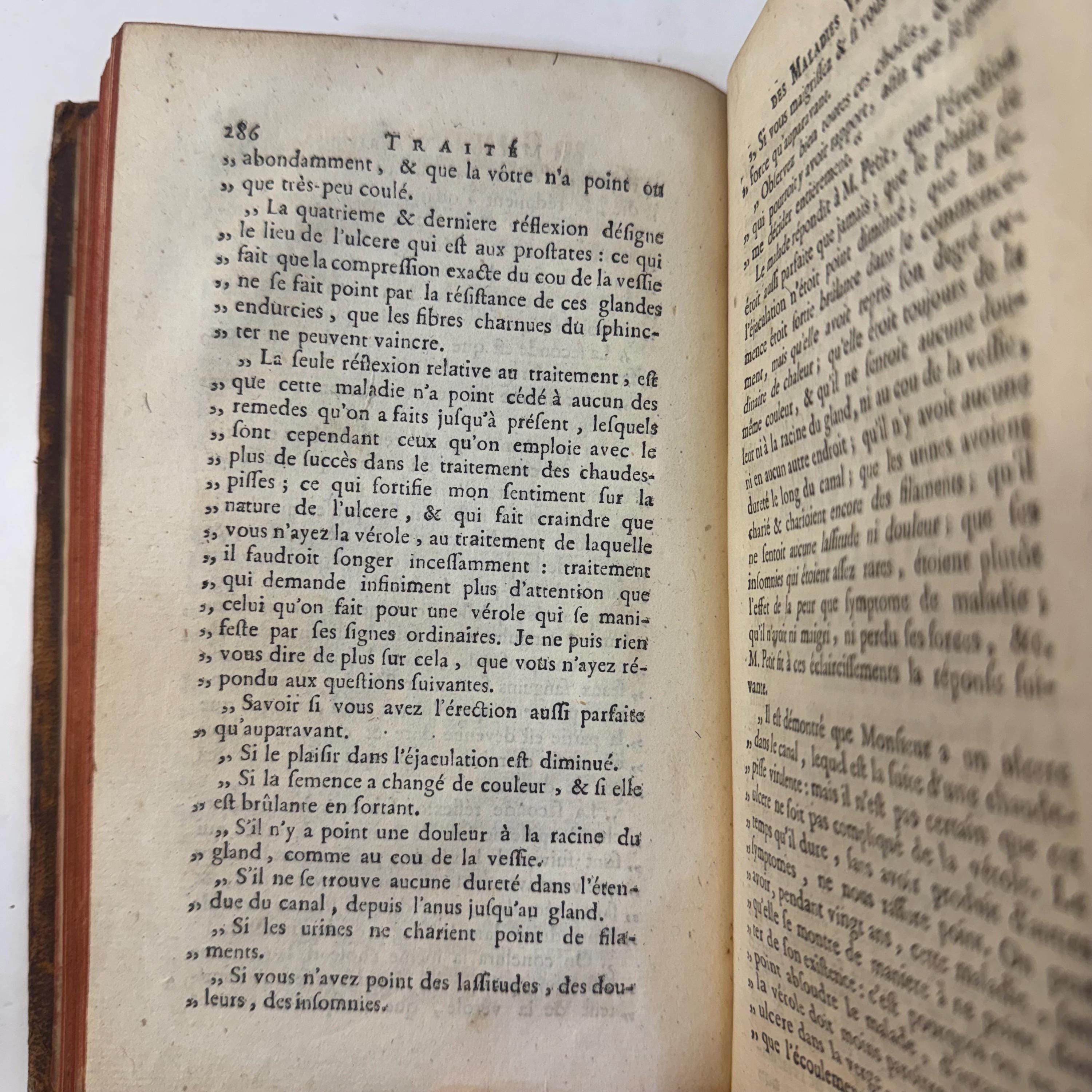 Traité Des Maladies Vénériennes,Par M. Fabre, Professeur des Écoles de Chirurgie, ancien Prévôt, Commissaire pour les Extraits de l'Académie, &c. Quatrième Édition, Revue, corrigée & augmentée par l'Auteur : On y a joint une Table analytique des Matières, contenant le précis de chaque Chapitre. Translated: Treatise On Venereal Diseases, By Mr. Fabre, Professor of the Schools of Surgery, former Provost, Commissioner for the Abstracts of the Academy, etc. Fourth Edition, Revised, corrected, and enlarged by the Author: To this has been added an analytical Table of Contents, containing a summary of each Chapter. French Language. — photograph 7.