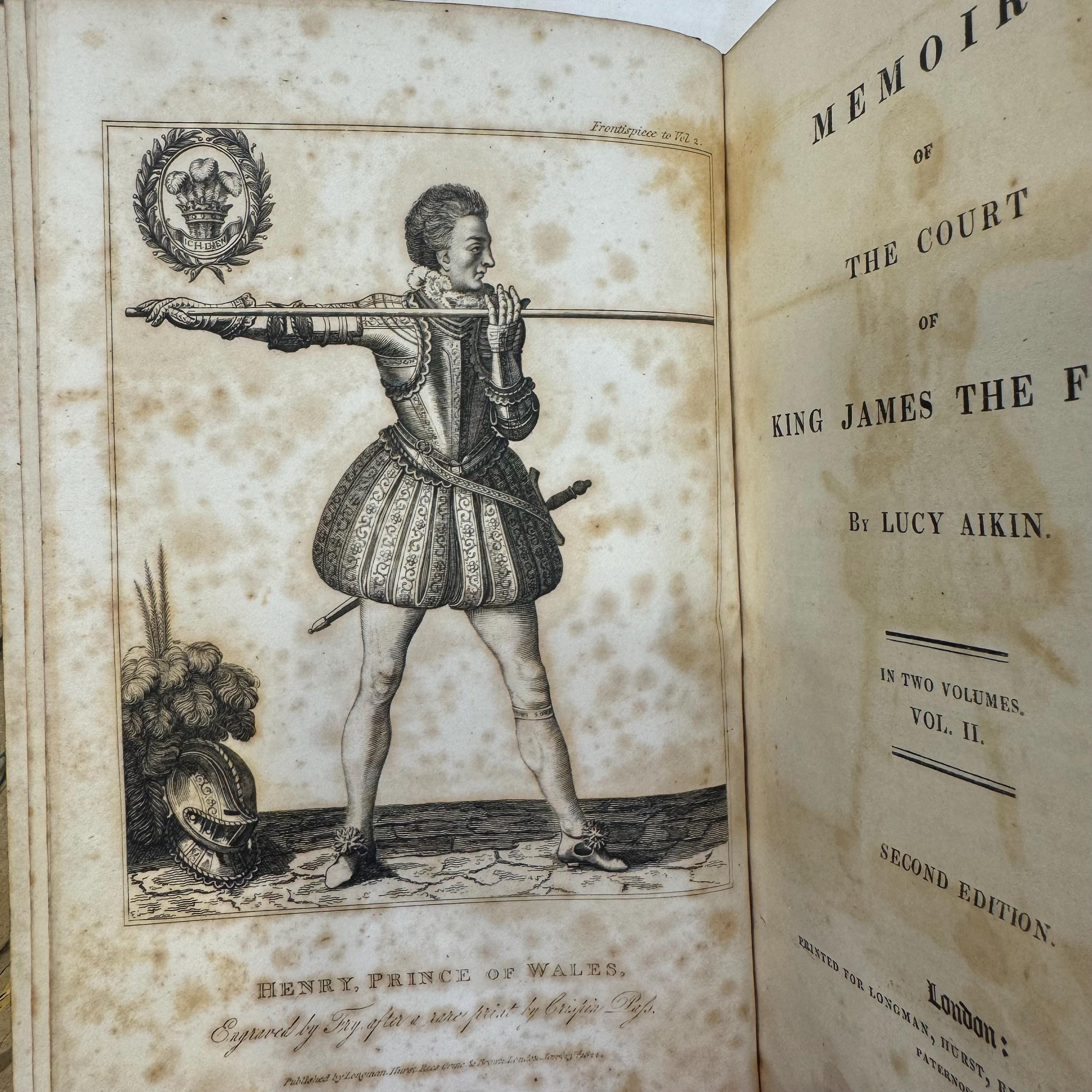 Memoirs of the Court of King James the First. … In two volumes — photograph 4.