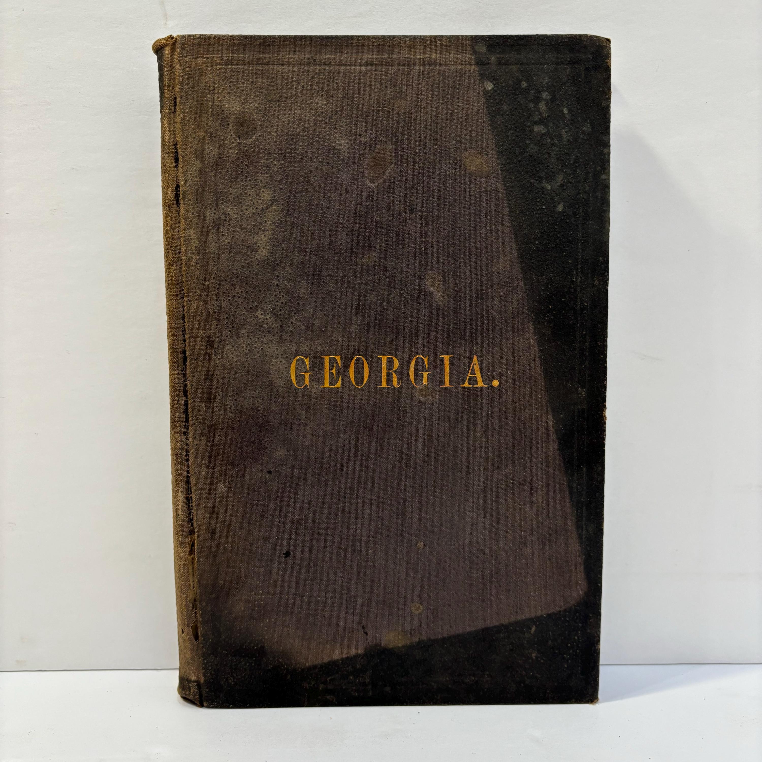 Hand-Book of The State of Georgia Accompanied by a Geological Map of The State — photograph 2.