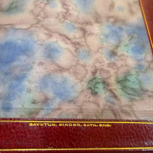 The Works of Robert Burns; With His Life, by Allan Cunningham. In Eight Volumes. Bayntun Doublure Signed Binding. — photograph 7.