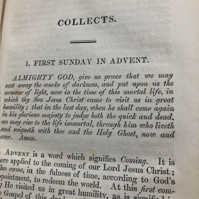 A Comment Upon The Collects Appointed To Be Used In The Church Of England, Before The epistle and Gospel on Sundays and Holydays Throughout The Year. New Edition. — photograph 8.
