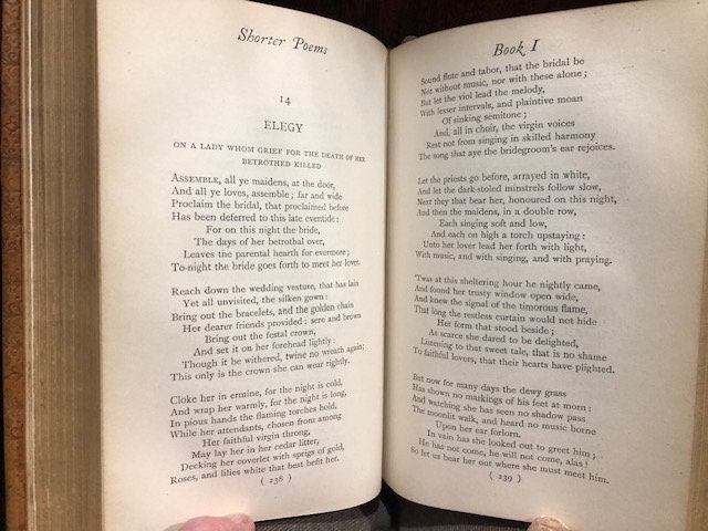 The Poetical Works of Robert Bridges, Excluding The Eight Dramas. Signed Oxford Binding. — photograph 9.