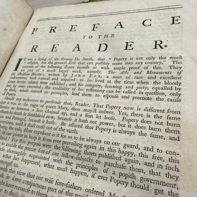 The Book of Martyrs: Containing an Account of the Sufferings and Death of the Protestants in the Reign of Queen Mary the First — photograph 5.