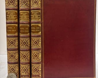 Modes & Manners of the Nineteenth Century, 3 Volumes, heavily illustrated.