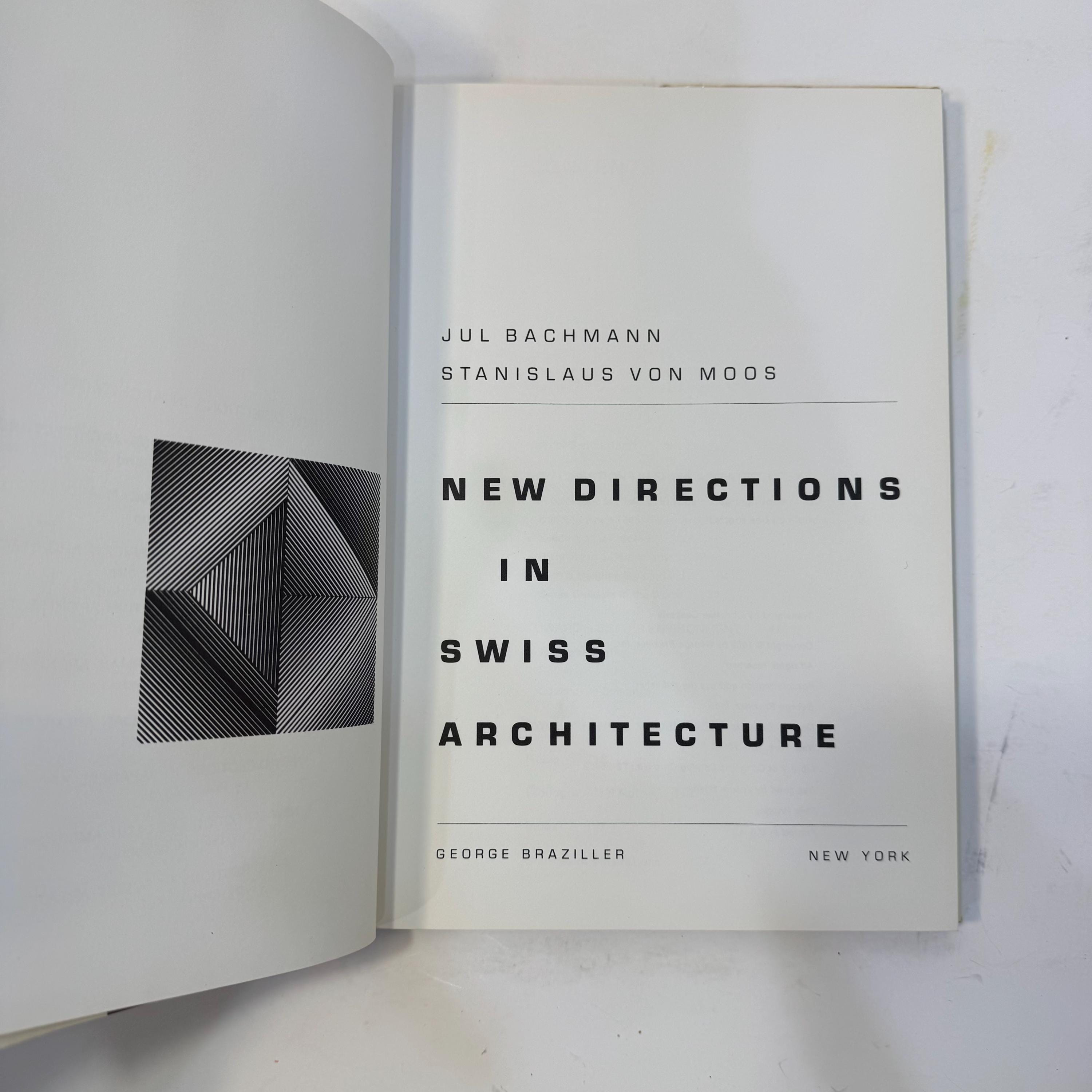 Four Volumes of New Directions in Architecture, First Editions of British, Swiss, Italian, and German Architecture. — photograph 4.