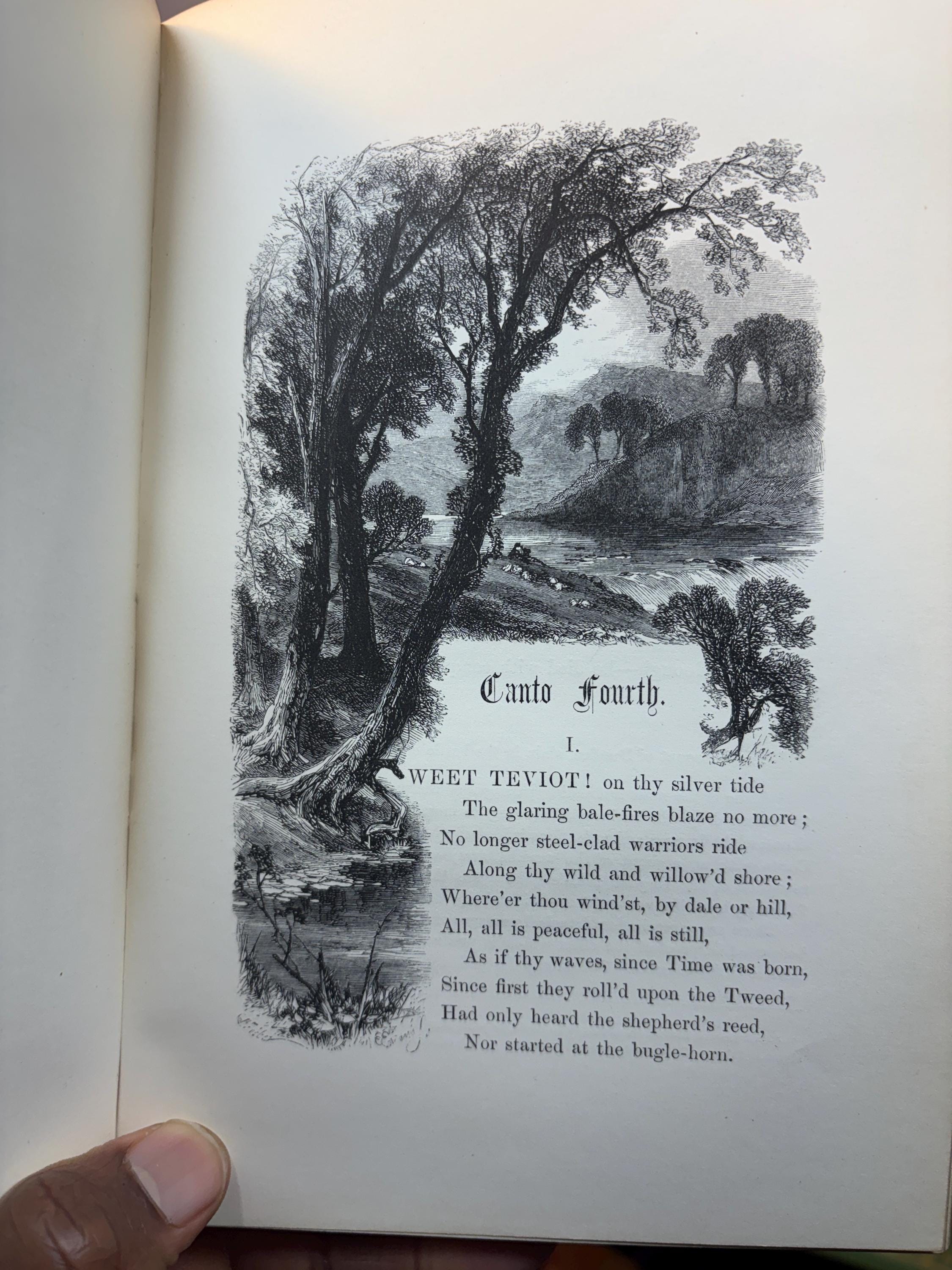 The Lay of The Last Minstrel, With all His Introductions, and The Editor's Notes. Illustrated by One Hundred Engravings on Wood From Drawings by Birket Foster and John Gilbert. — photograph 6.