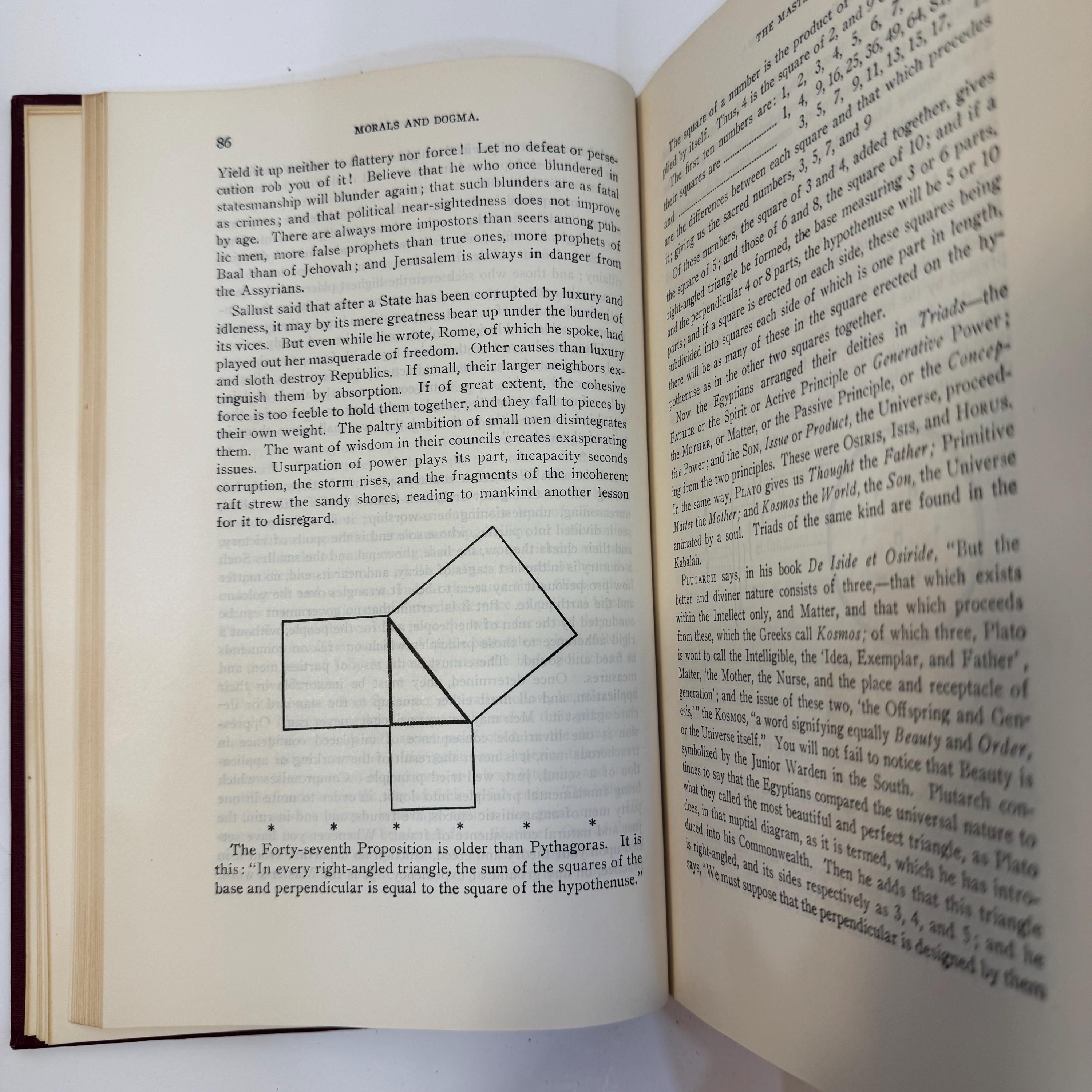 Morals and Dogma of Freemasonry & Digest-Index by Albert Pike and T.W. Hugo, 1924 — photograph 7.