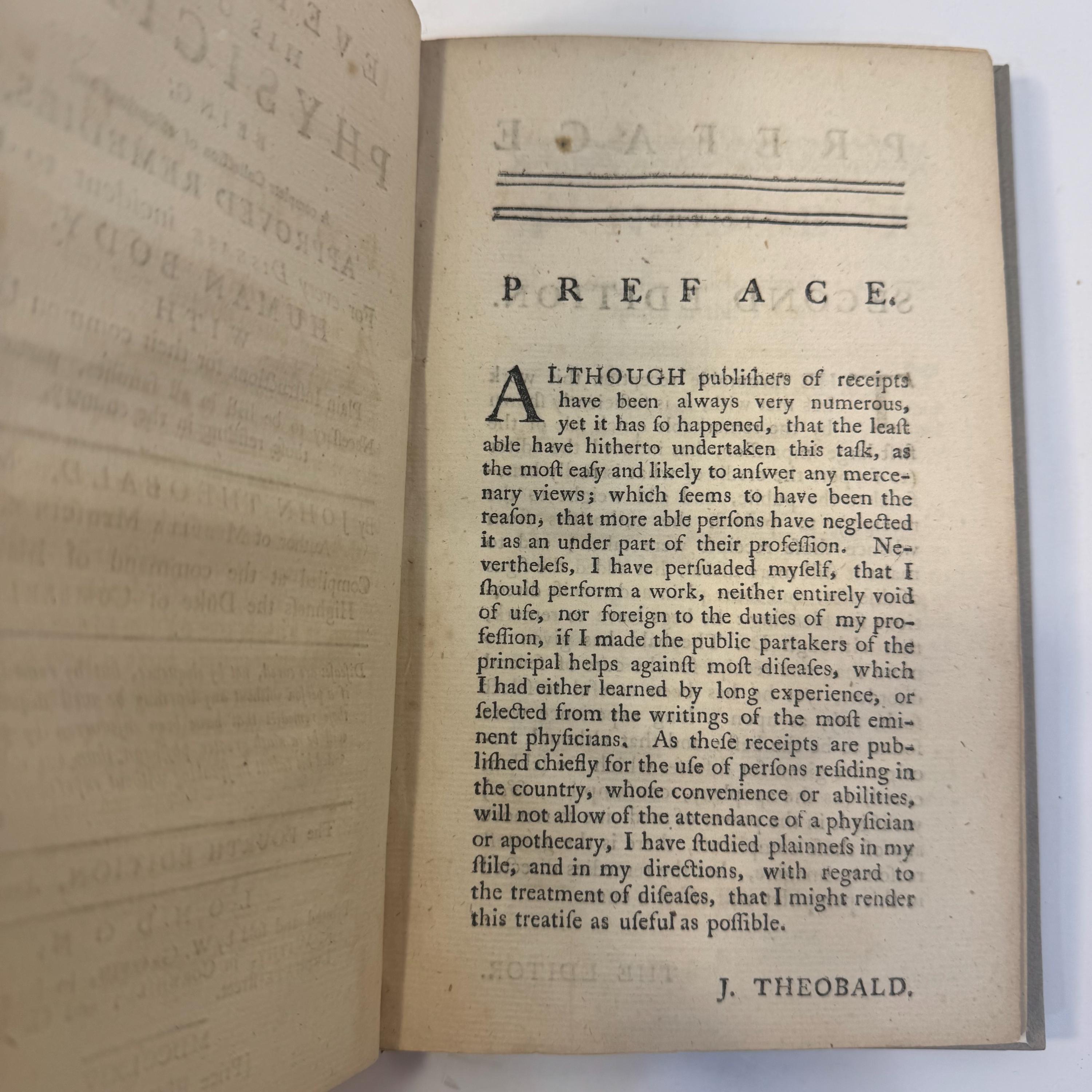 Every Man His Own Physician. Being, a Complet eCollction of Efficaious and Approved Remedies, For Every Disease incident to the Human Body. With Plain Instructions for Their Common Use. Necessary to be Had in All Families, Particularly Thops Residing in the Country. The Fourth Edition, Improved. — photograph 4.