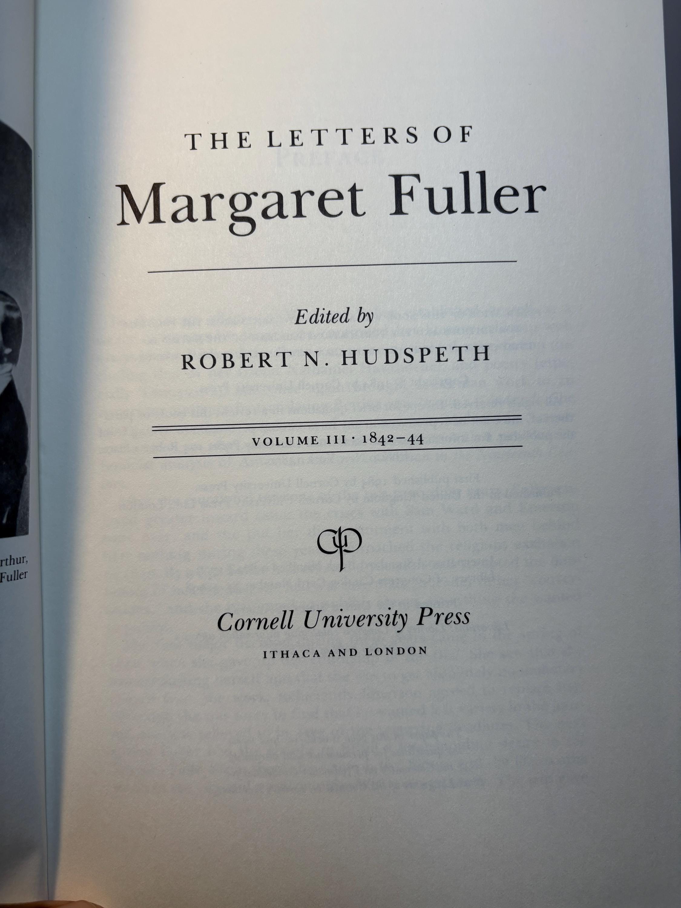The Letters of Margaret Fuller Vols. III-VI 1842-1850 — photograph 4.