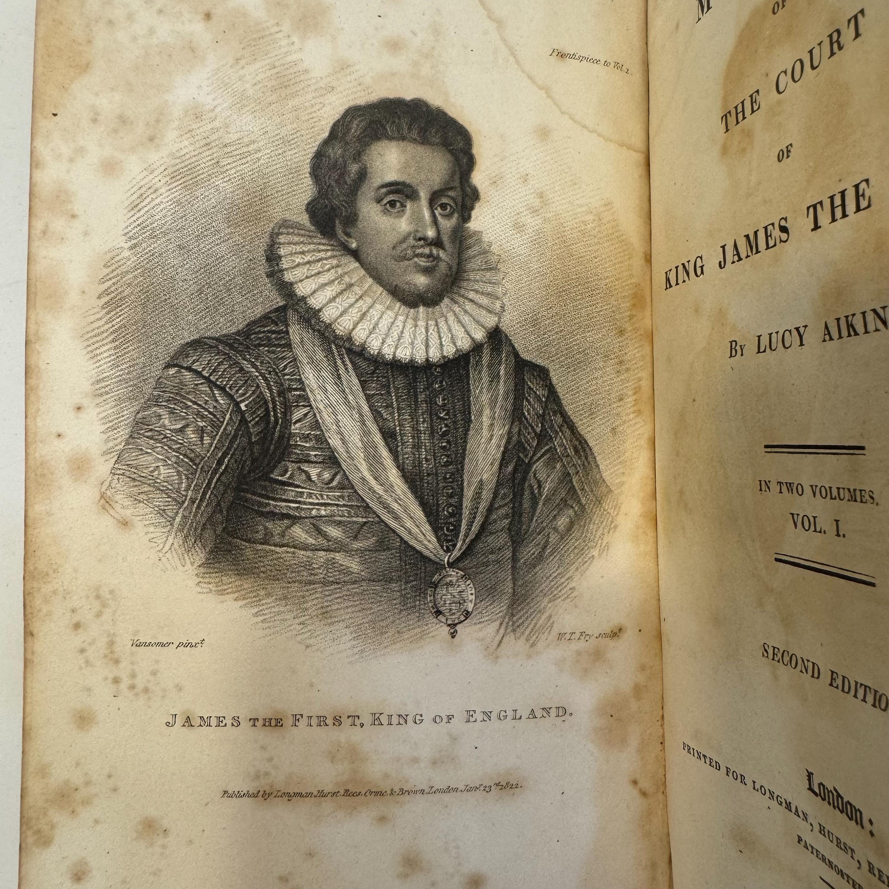 Memoirs of the Court of King James the First. … In two volumes — photograph 2.