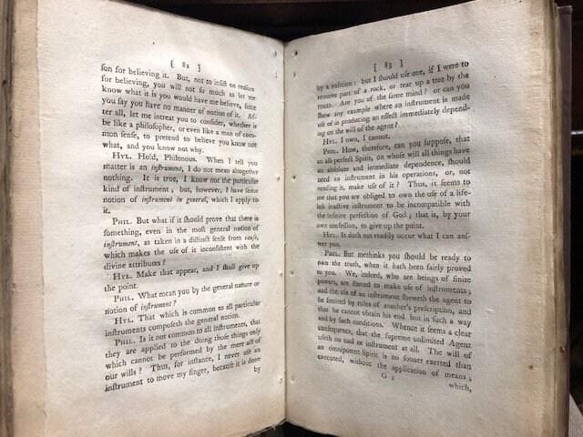 Three Dialogues Between Hylas and Philonous. In Opposition to Sceptics and Atheists — photograph 6.