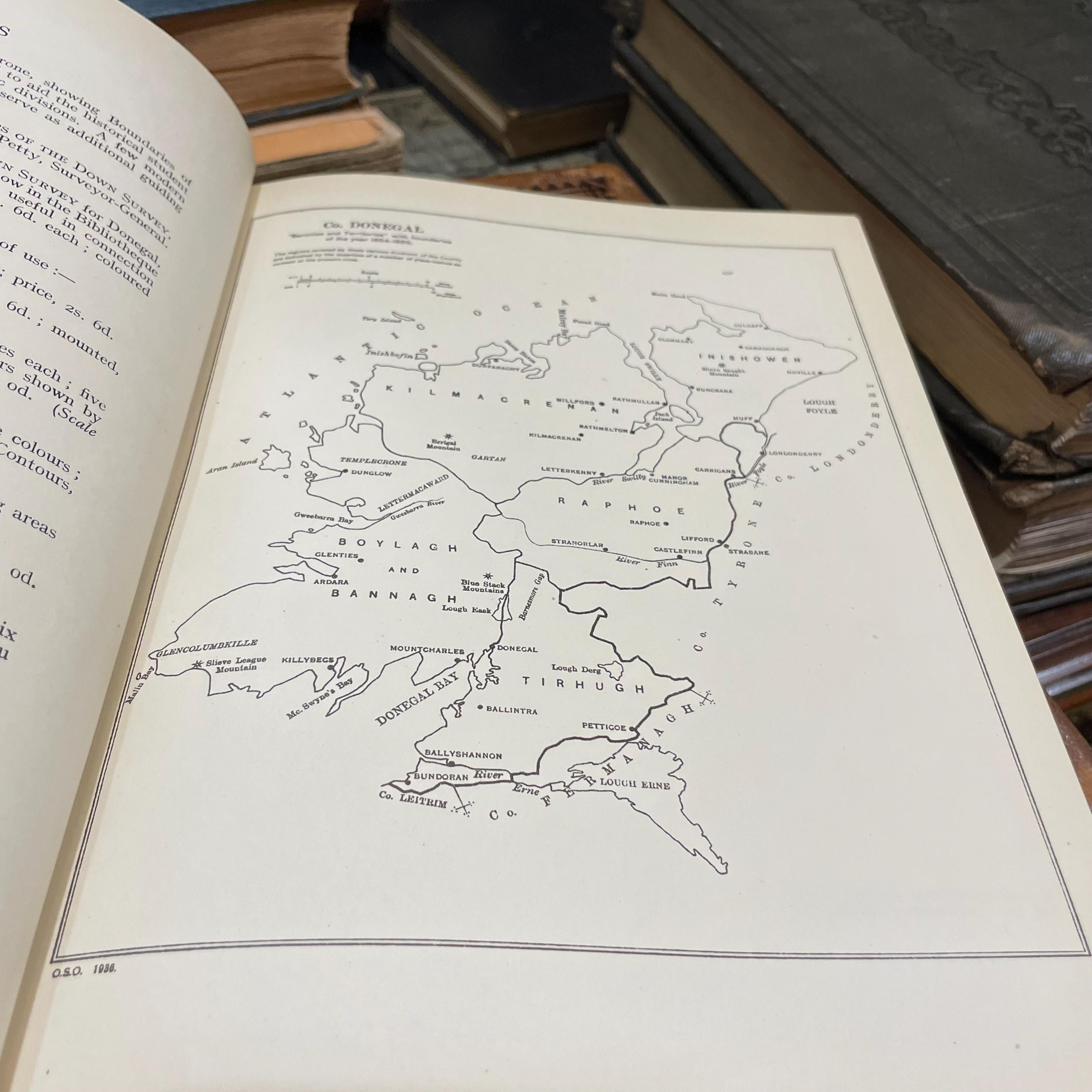 The Civil Survey A.D. 1654 - 1656 Counties of Donegal, Londonderry and Tyrone Vol. III With the Returns of Church Lands for The Three Counties. Irish Manuscripts Commission. — photograph 4.