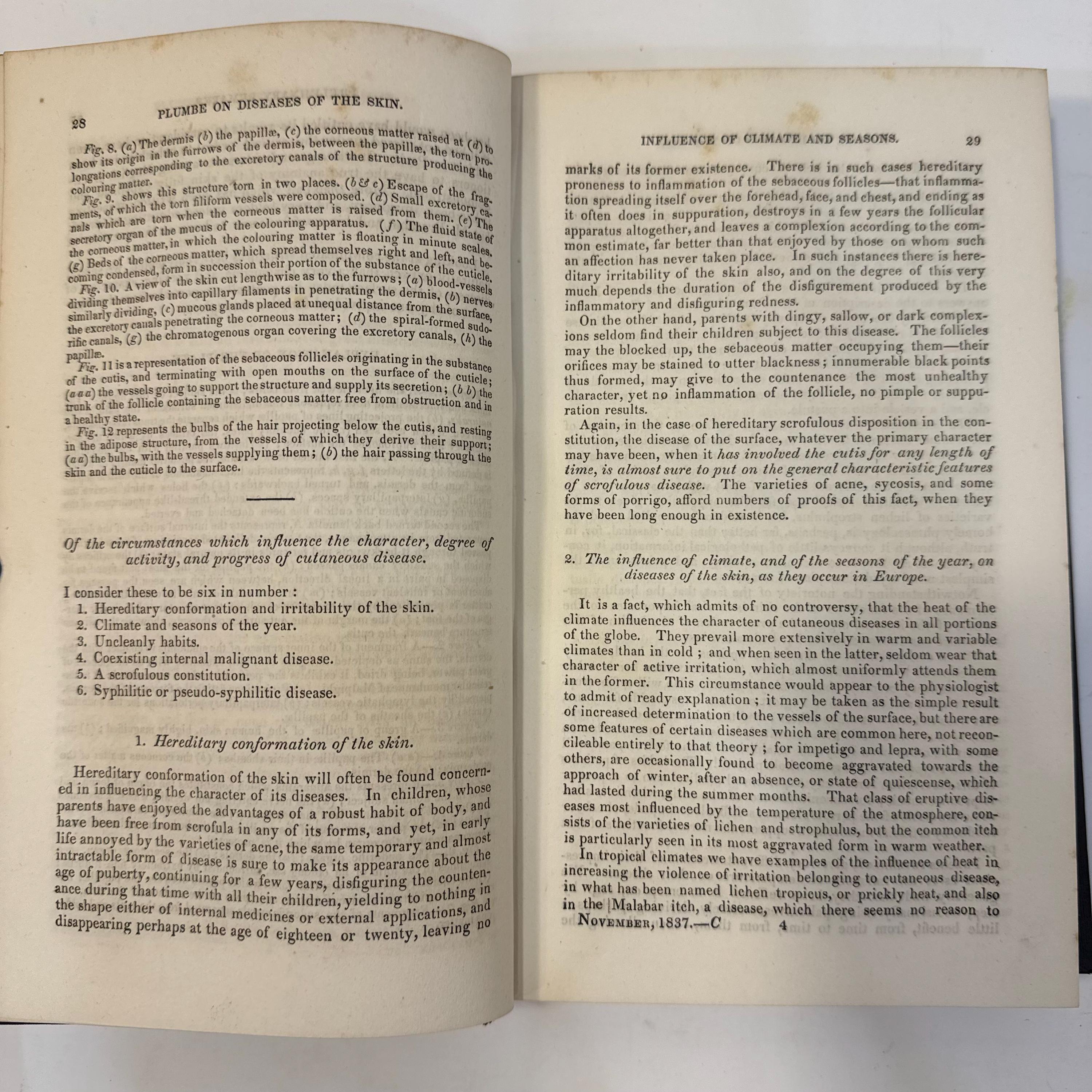 A Practical Treatise on The Diseases of The Skin by Samuel Plumbe, 1837 | Revised & Enlarged Edition — photograph 8.