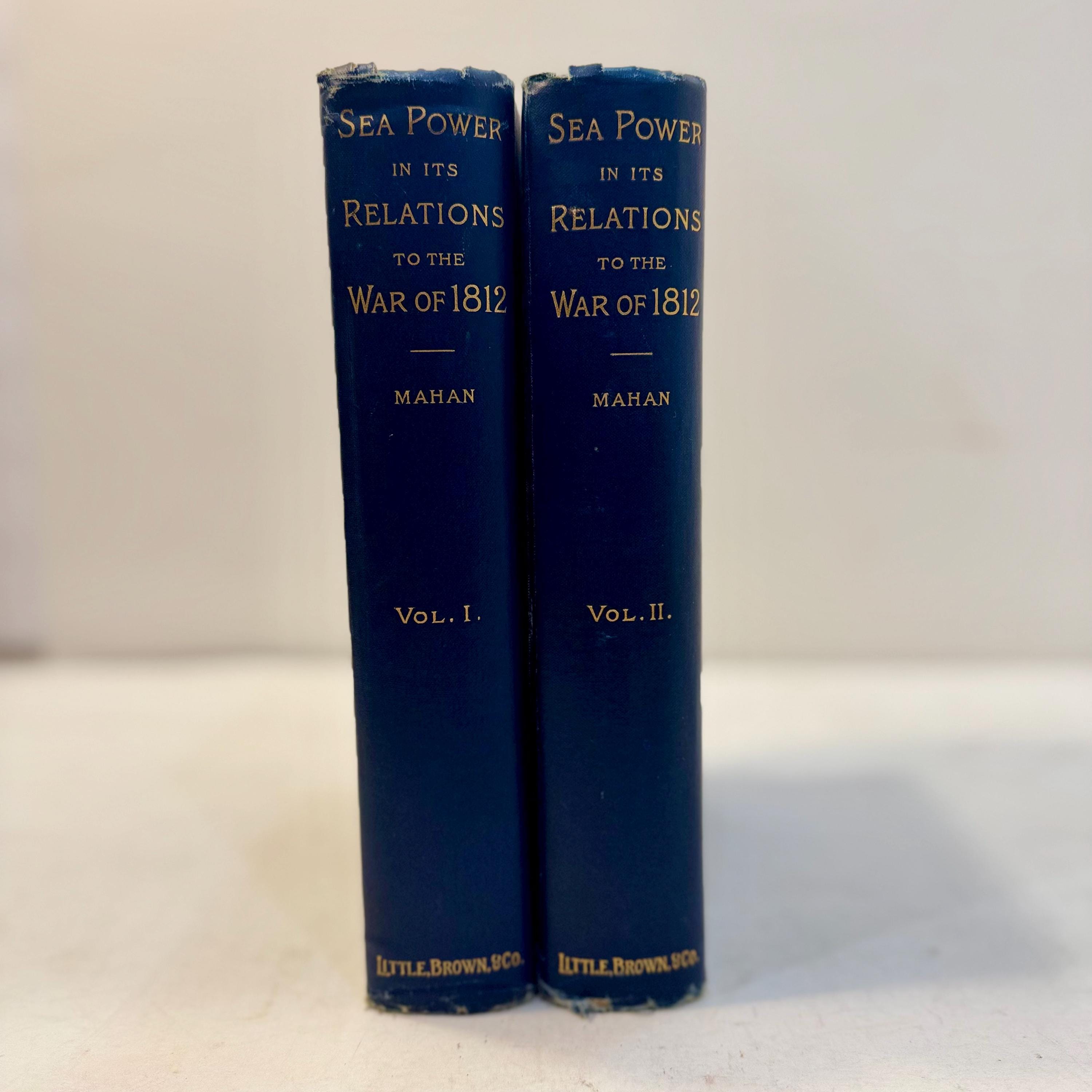 Sea Power In Its Relations to The War of 1812, In Two Volumes by Captain A.T. Mahan, 1905 | First Edition — photograph 2.