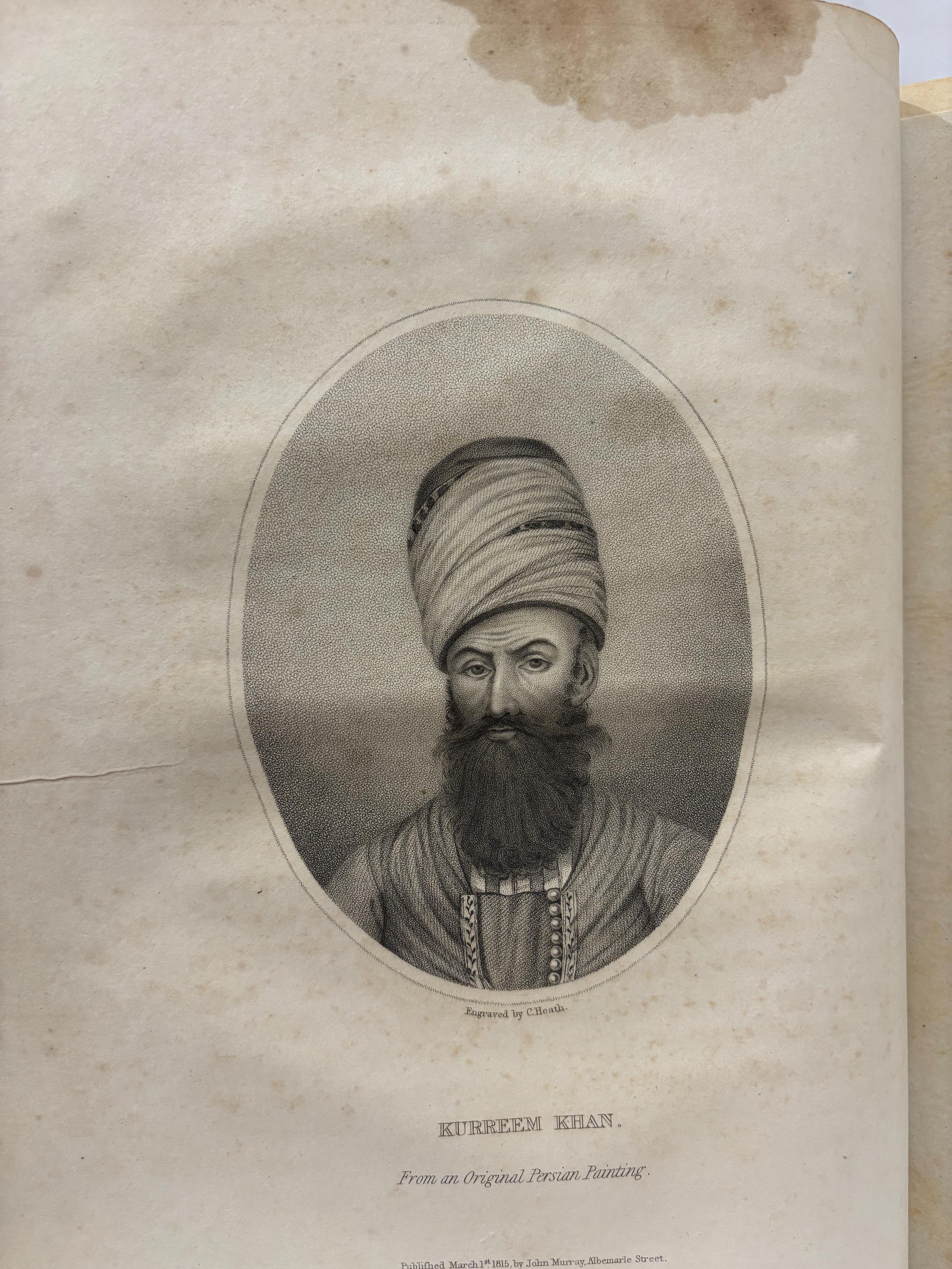 The History of Persia, From the Most Early Period to Present Time: Containing an Account of The Religion, Government, Usage, and Character of The Inhabitents of That Kingdom, In Two Volumes. — photograph 10.