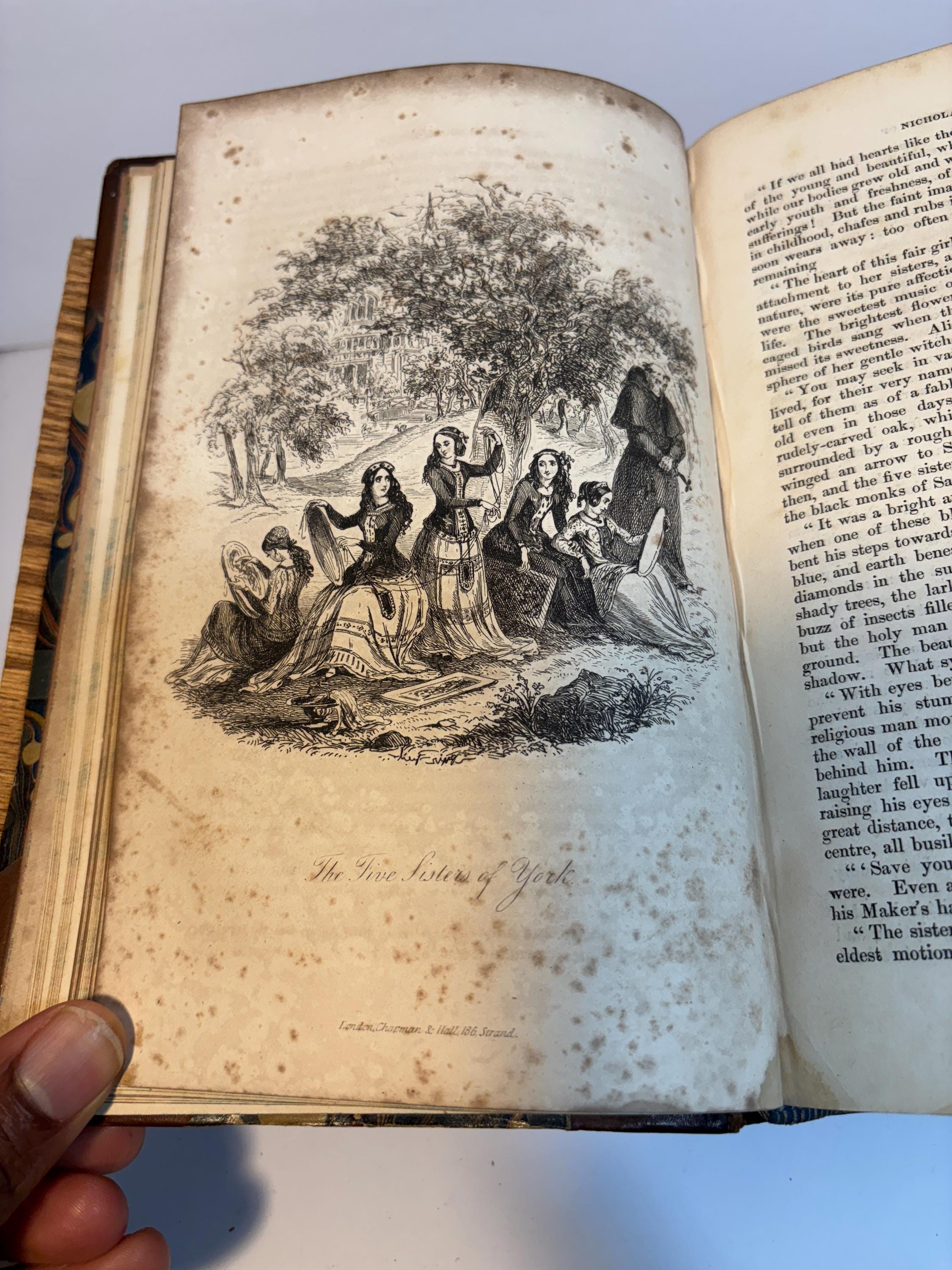 The Life and Adventures of Nicholas Nickleby. With Illustrations by Phiz. First Edition, Mixed State. — photograph 9.