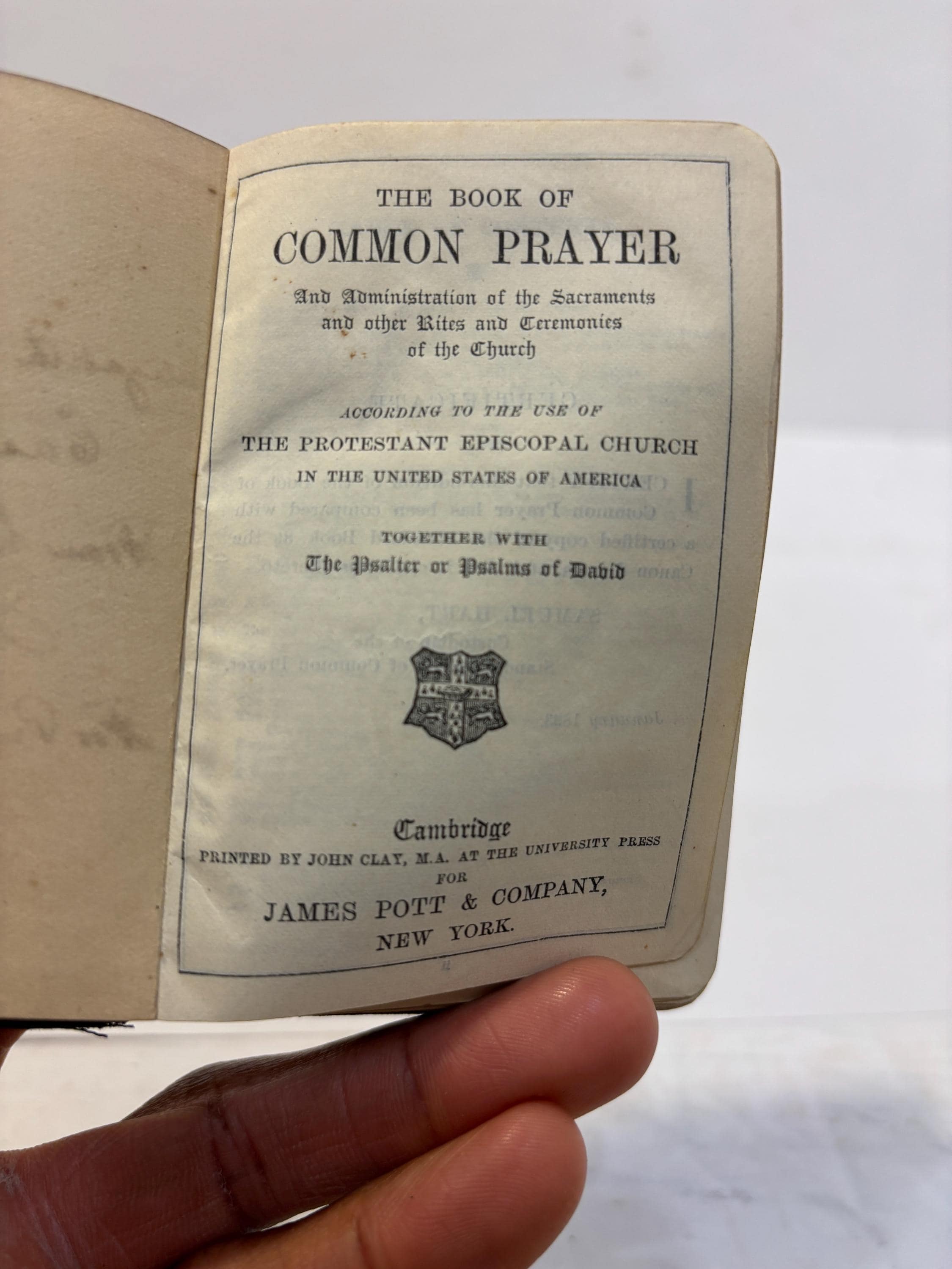 Attached Set - The Book of Common Prayer, and Administration of The Sacraments, and other Rites and Ceremonies of the Church, According to the Use of the Protestant Episcopal Church in the United States of America -- The Hymnal Revised and Enlarged … The Protestant Episcopal Church in the United States of America in the Year of Our Lord 1892 — photograph 4.