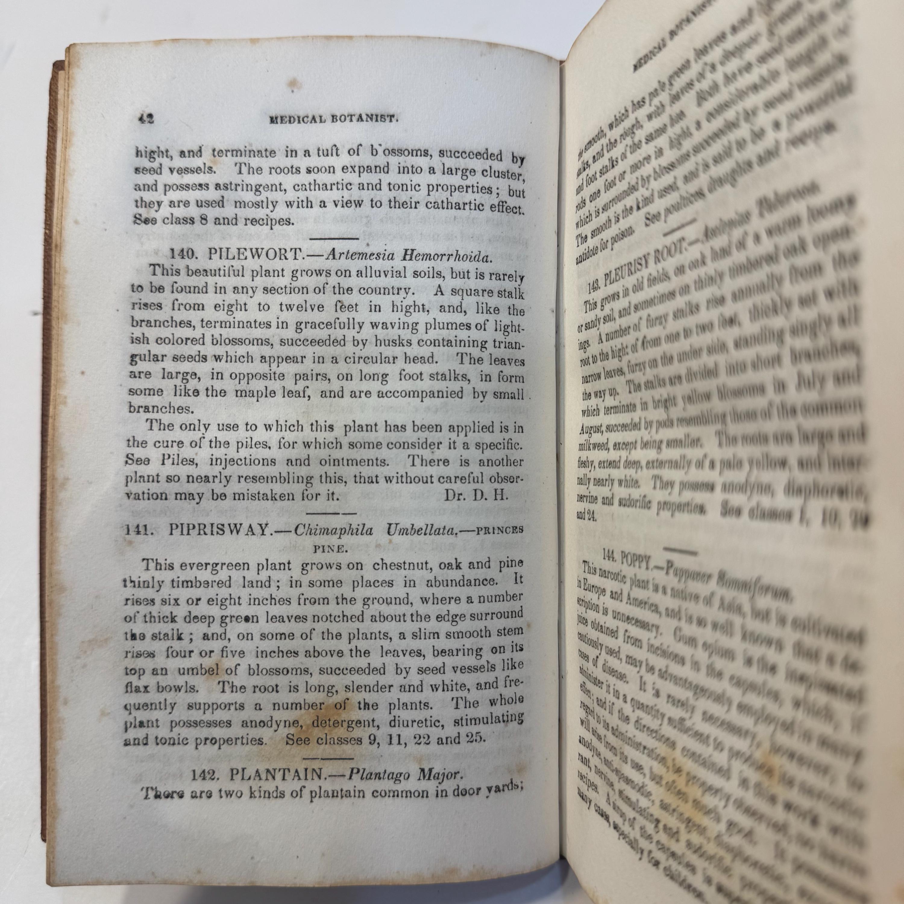 The Medical Botanist and Expositor of Diseases and Remedies. In Two Volumes. Volume First- In Six Parts. First Edition. — photograph 4.