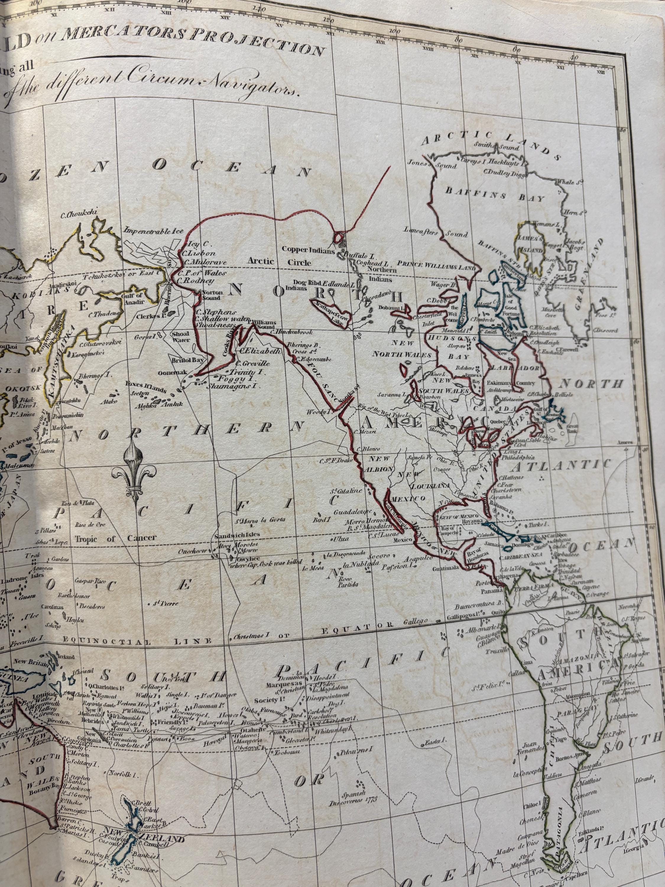 The New Universal Gazetteer; or, Geographical Dictionary: Containing A Description of All the Empires, Kingdoms, States, Provinces, Cities, Towns, Forts, Seas, Harbours, Rivers, Lakes, Mountains, and Capes, in The Known World; With the Government, Customs, Manners, and Religion of The Inhabitants; The Extent, Boundaries, and Natural Productions of Each Country; The Trade, Manufactures, and Curiousities of The Cities and Towns, Collected from the Best Authors; Their Longitude, Latitude, Bearings, and Distances, Ascertained by Actual Measurement, on the Most Authentic Charts. Together With an Atlas, Containing Twenty-Six Whole-Sheet Maps. Atlas to Cruttwells Gazetteer 26 Folding Maps of The World, Complete — photograph 10.