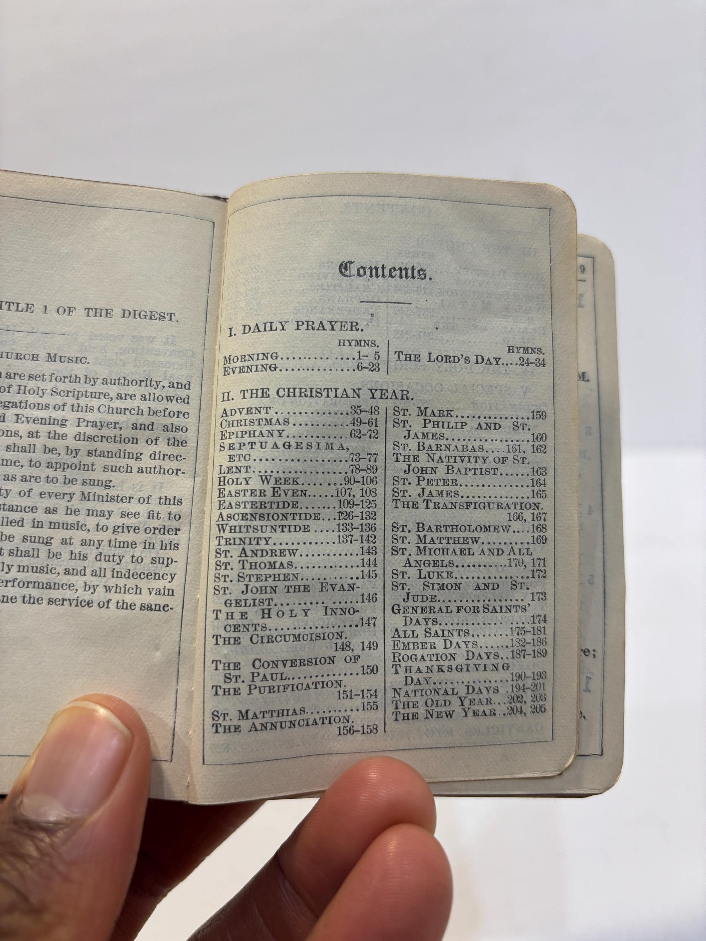 Attached Set - The Book of Common Prayer, and Administration of The Sacraments, and other Rites and Ceremonies of the Church, According to the Use of the Protestant Episcopal Church in the United States of America -- The Hymnal Revised and Enlarged … The Protestant Episcopal Church in the United States of America in the Year of Our Lord 1892 — photograph 9.
