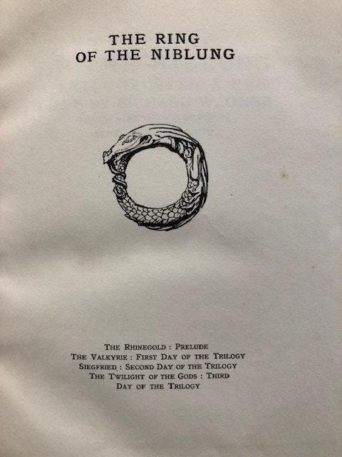 Ring of the Niblueng -:- The Rhinegold : Prelude, The Valkyrie : First Day of the Trilogy by Richard Wagner with Illustrations by Arthur Rackham : Translated by Margaret Armour — photograph 4.